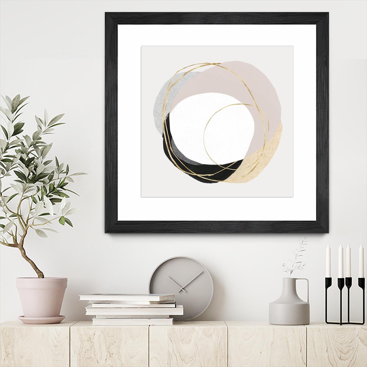 Ring of Gold II by PI Studio on GIANT ART - gold abstract abstract