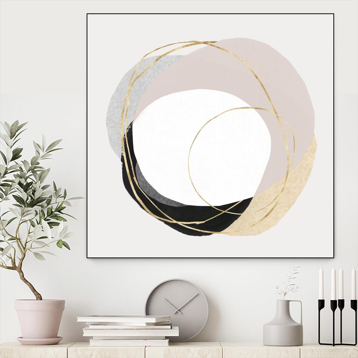 Ring of Gold II by PI Studio on GIANT ART - gold abstract abstract