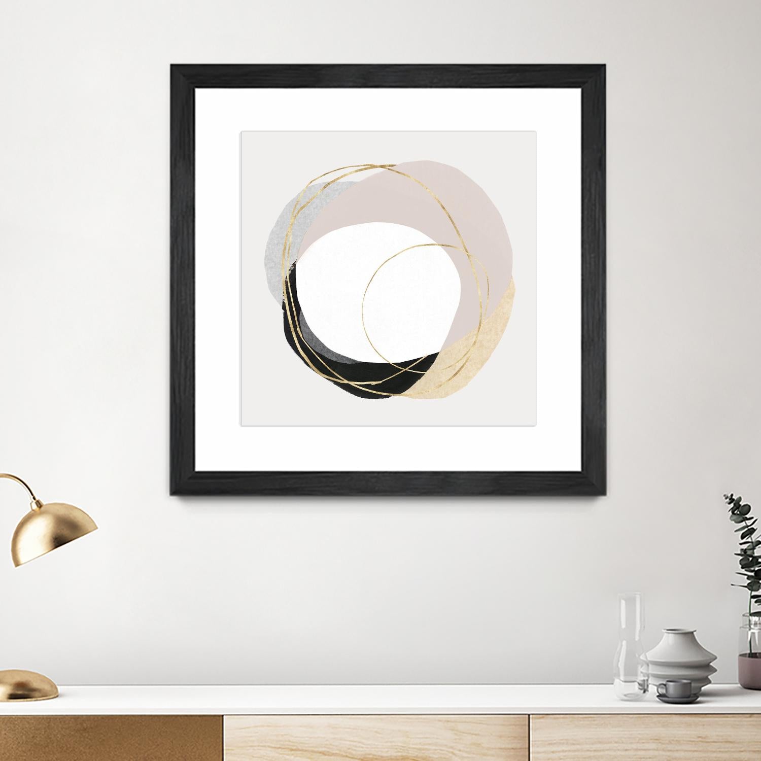 Ring of Gold II by PI Studio on GIANT ART - gold abstract abstract