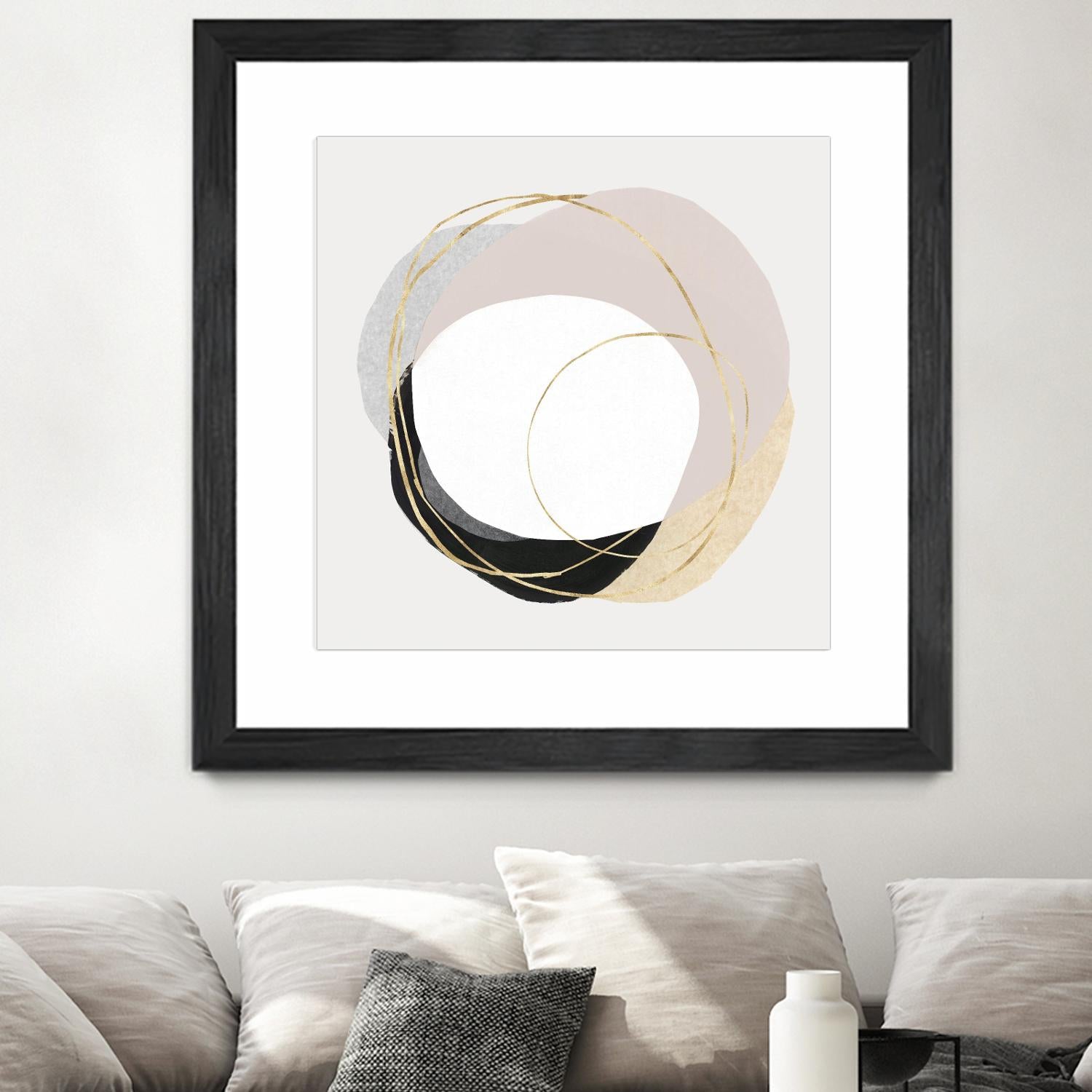 Ring of Gold II by PI Studio on GIANT ART - gold abstract abstract