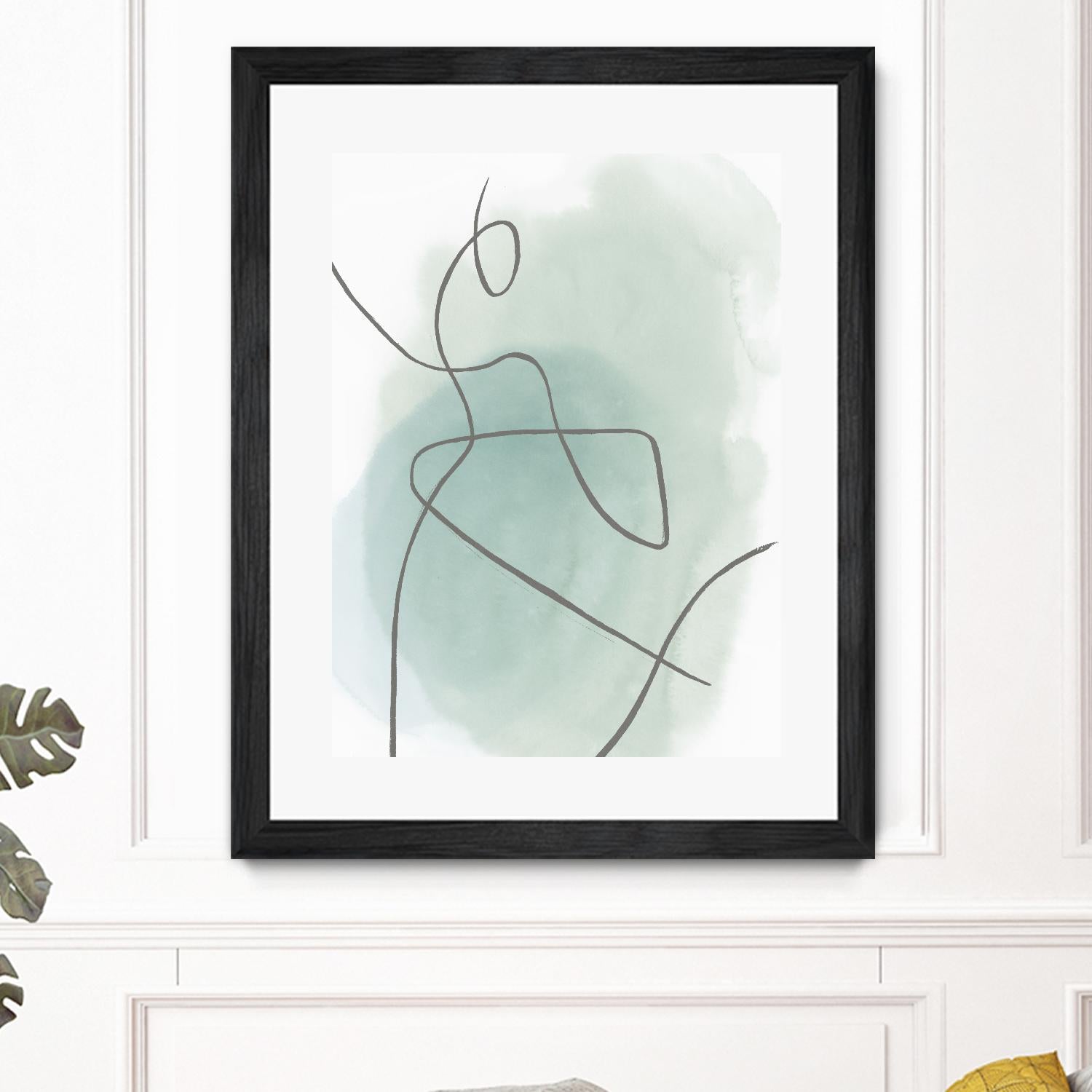 Follow Green II by PI Studio on GIANT ART - green linear lines