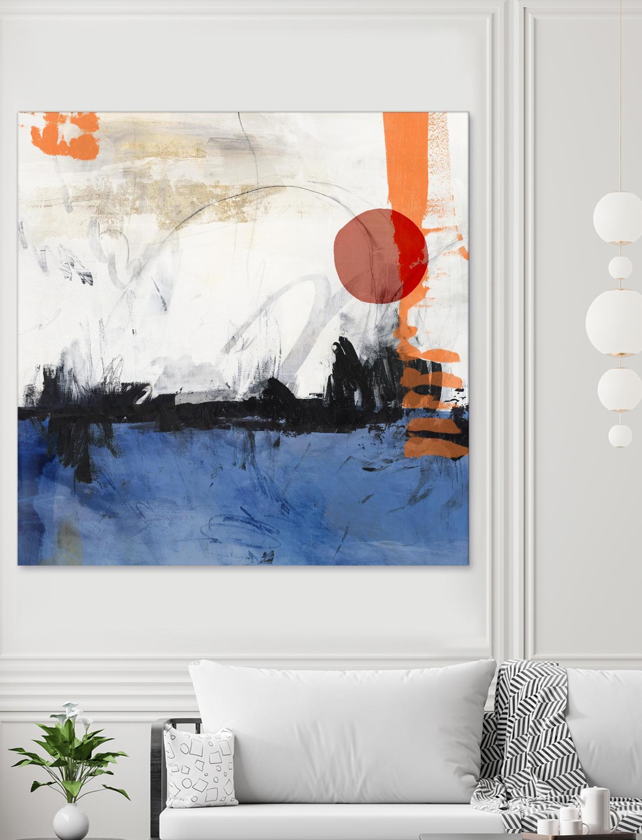 Midnight Rise I by PI Studio on GIANT ART - orange abstract abstract