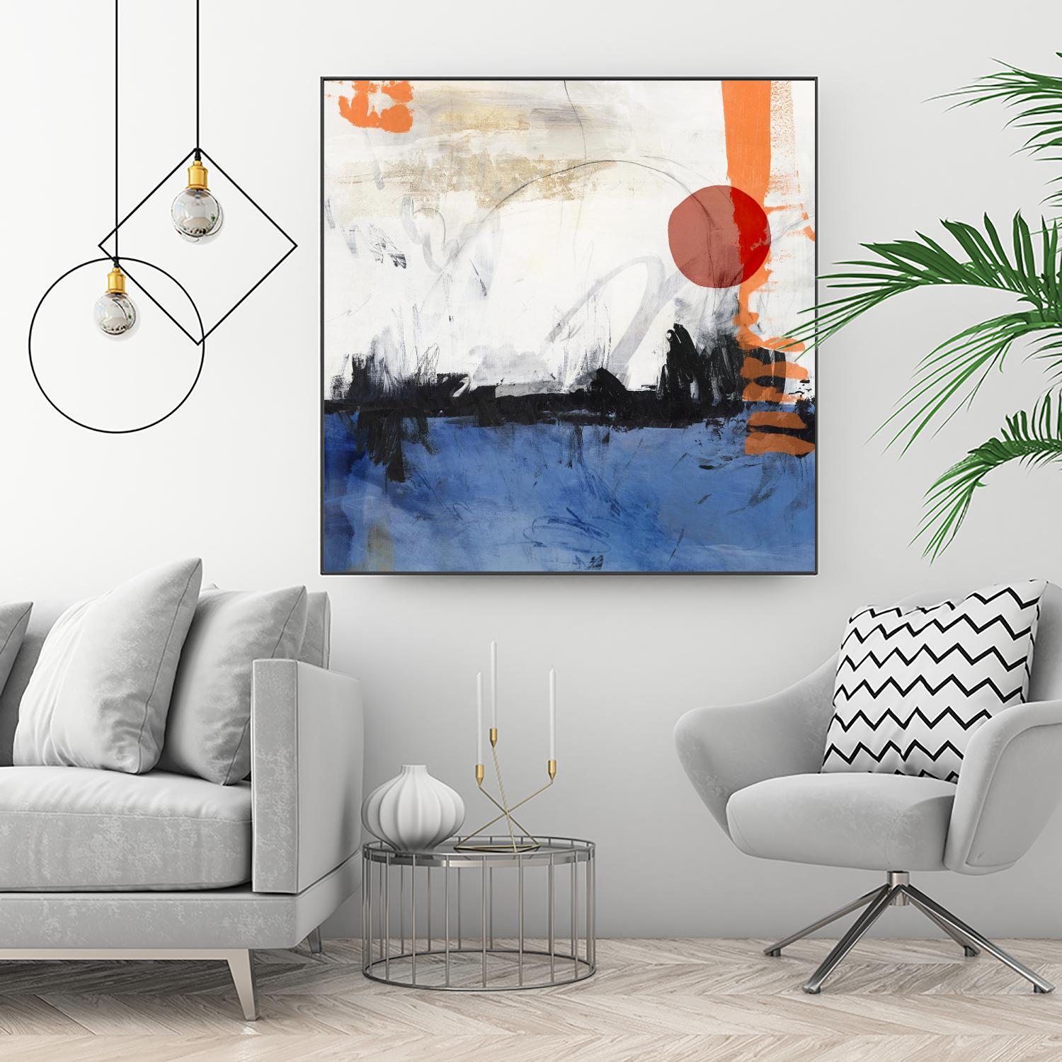 Midnight Rise I by PI Studio on GIANT ART - orange abstract abstract