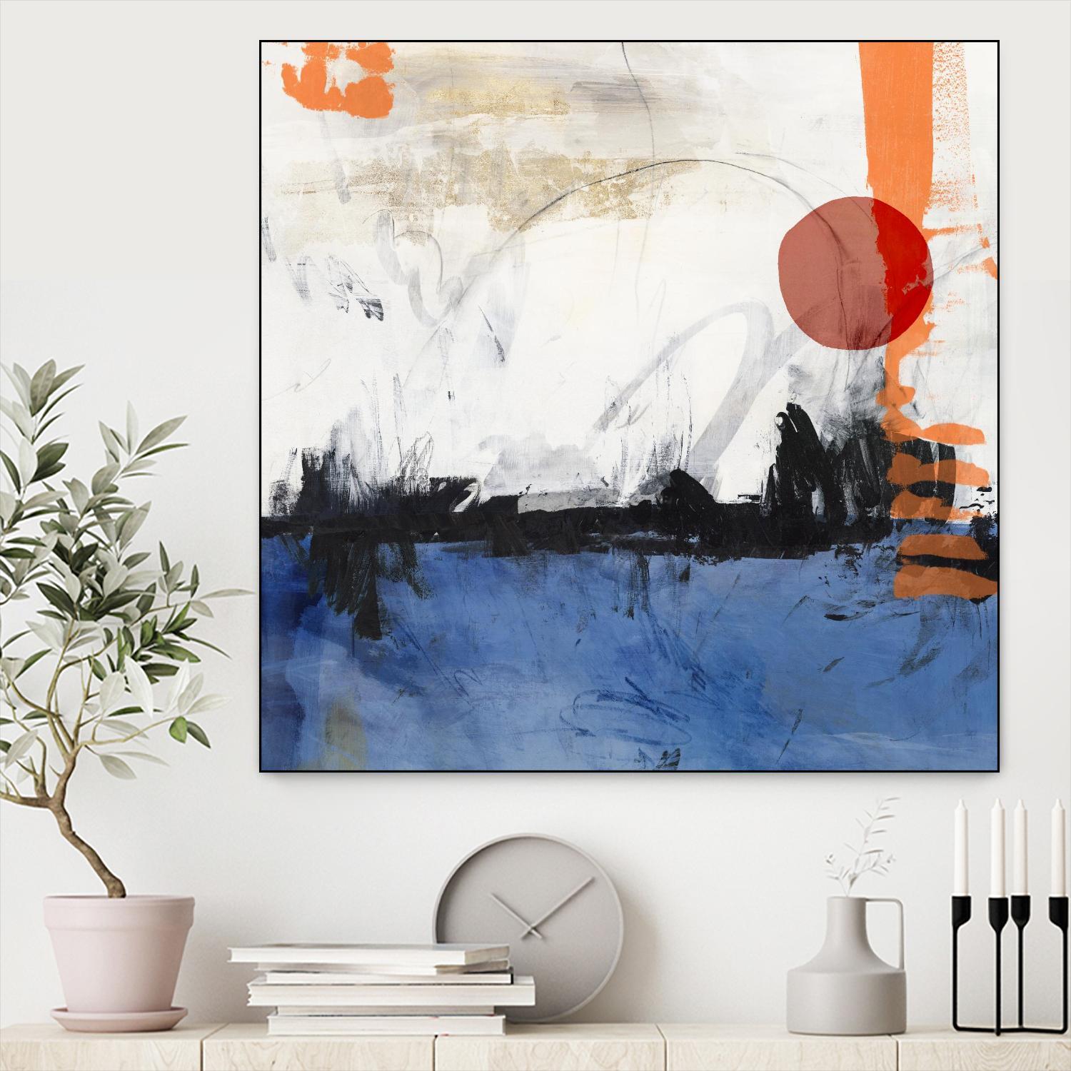 Midnight Rise I by PI Studio on GIANT ART - orange abstract abstract