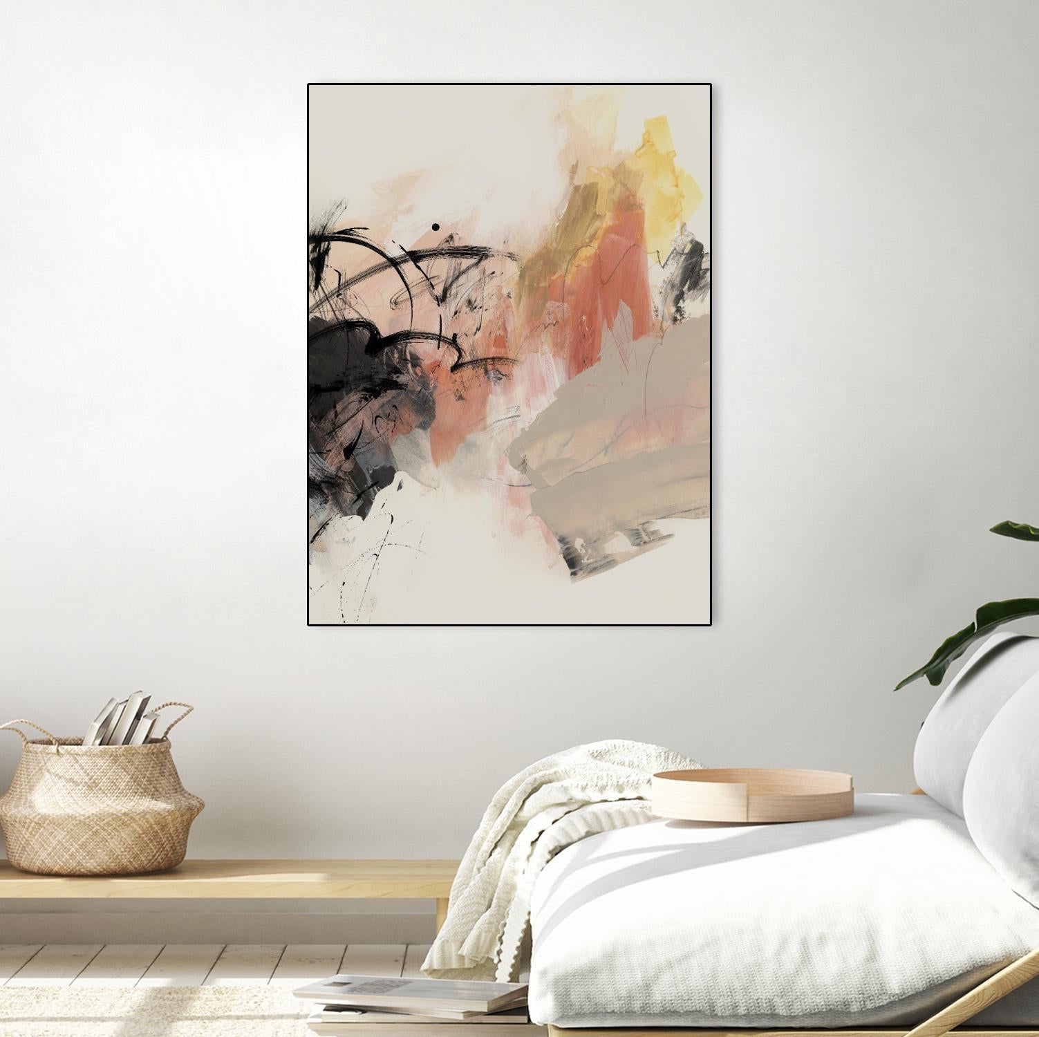 Grapefruit I by PI Studio on GIANT ART - pink abstract abstract