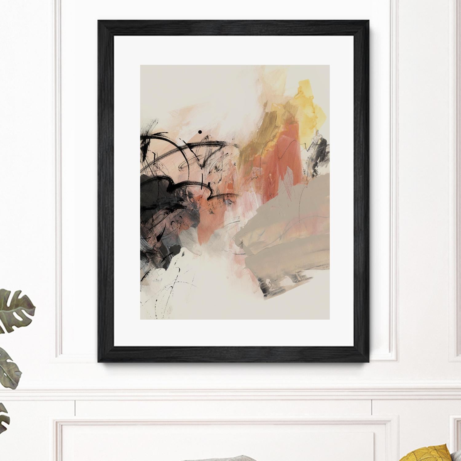 Grapefruit I by PI Studio on GIANT ART - pink abstract abstract