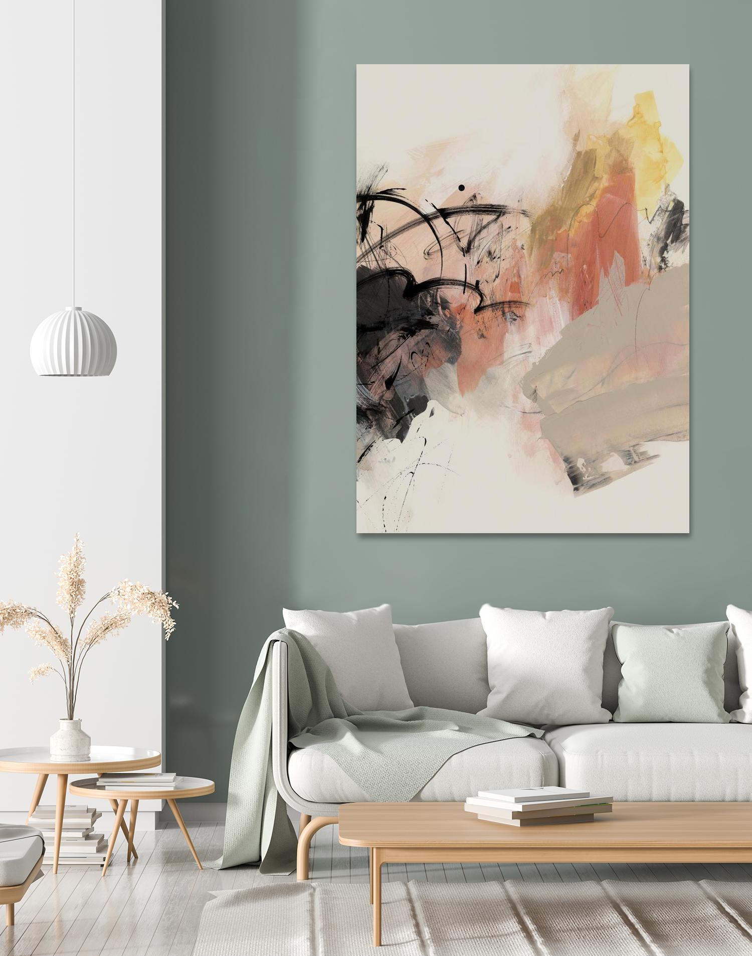 Grapefruit I by PI Studio on GIANT ART - pink abstract abstract