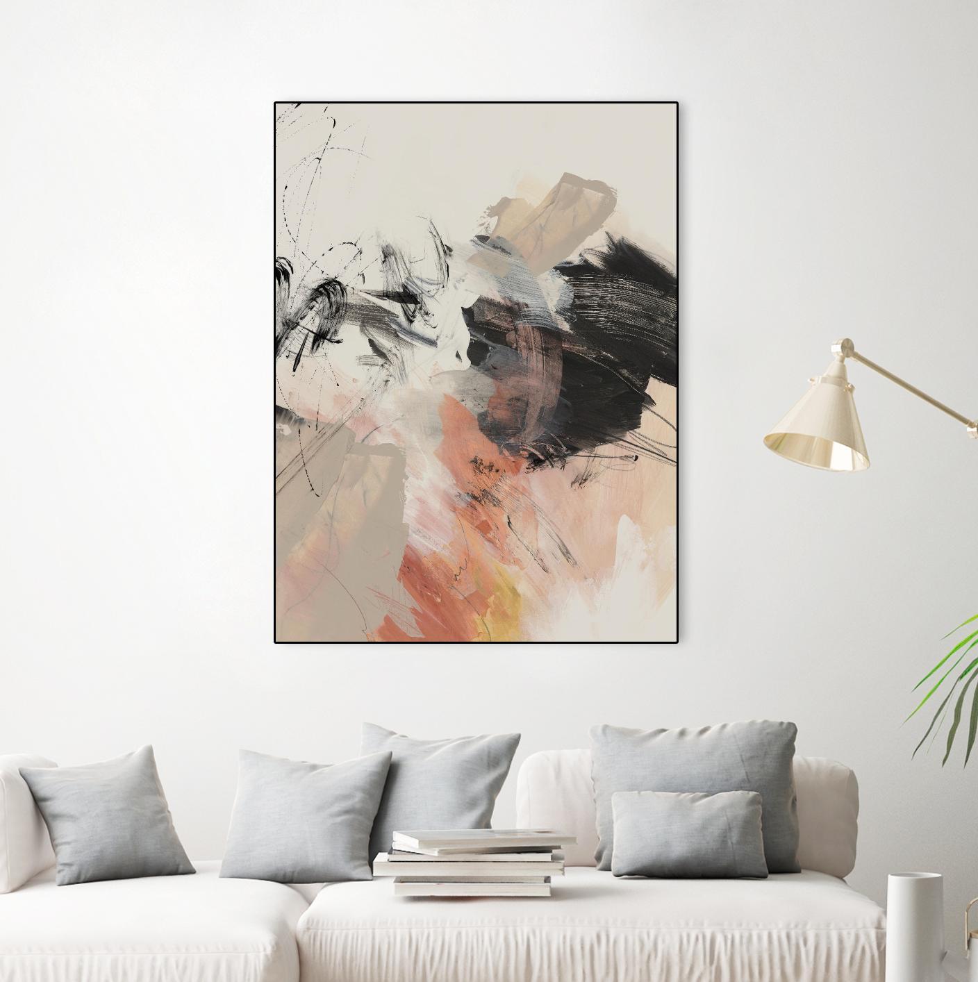 Grapefruit II by PI Studio on GIANT ART - beige abstract abstract