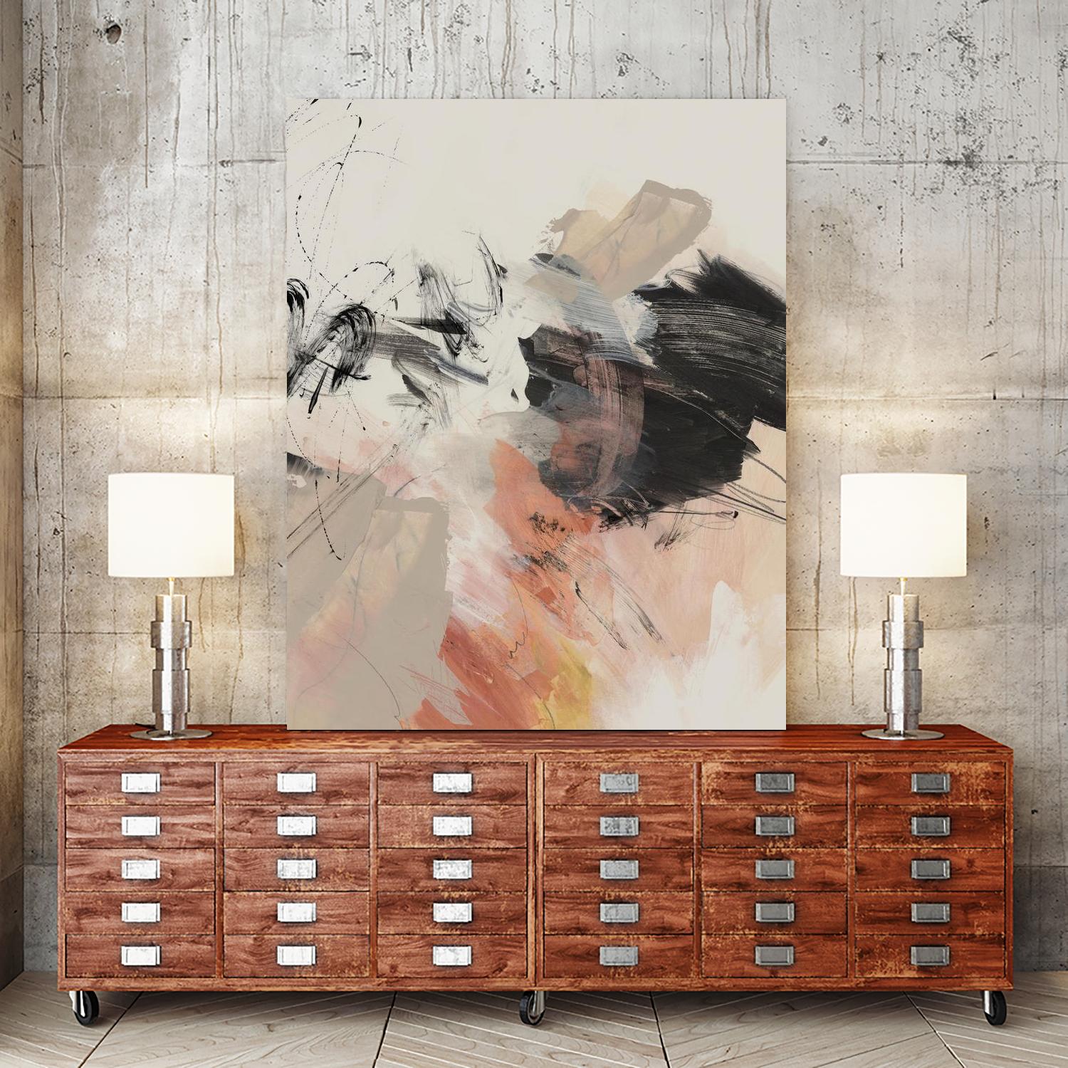 Grapefruit II by PI Studio on GIANT ART - beige abstract abstract