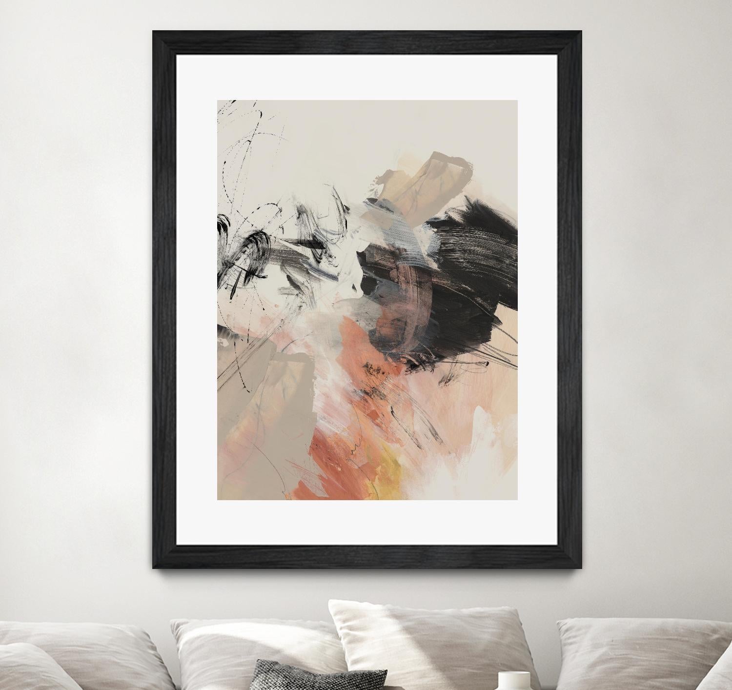 Grapefruit II by PI Studio on GIANT ART - beige abstract abstract