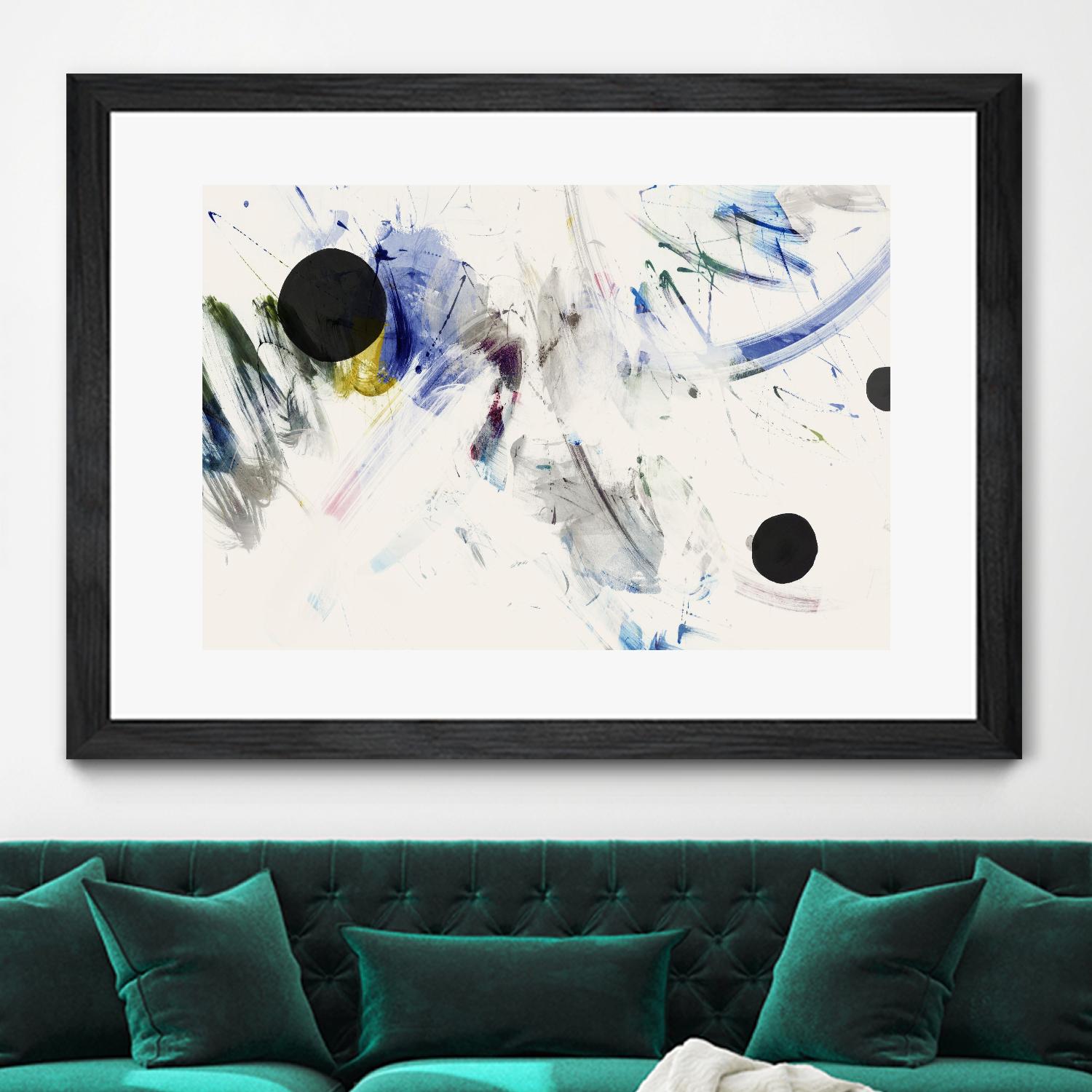 Space Oddity I by PI Studio on GIANT ART - green abstract abstract