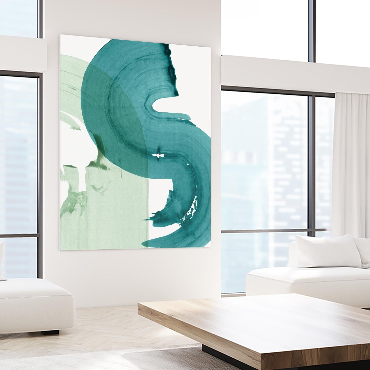 Green Movement I by PI Studio on GIANT ART - green abstract abstract