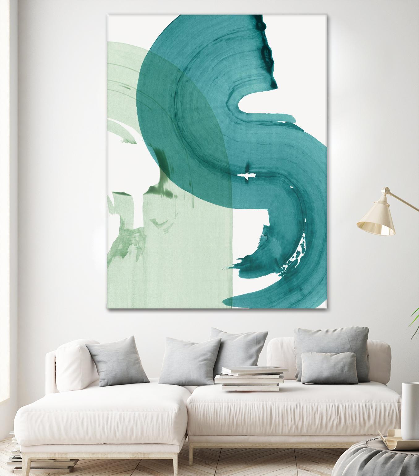 Green Movement I by PI Studio on GIANT ART - green abstract abstract