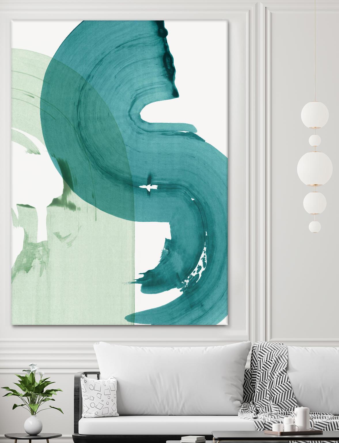 Green Movement I by PI Studio on GIANT ART - green abstract abstract