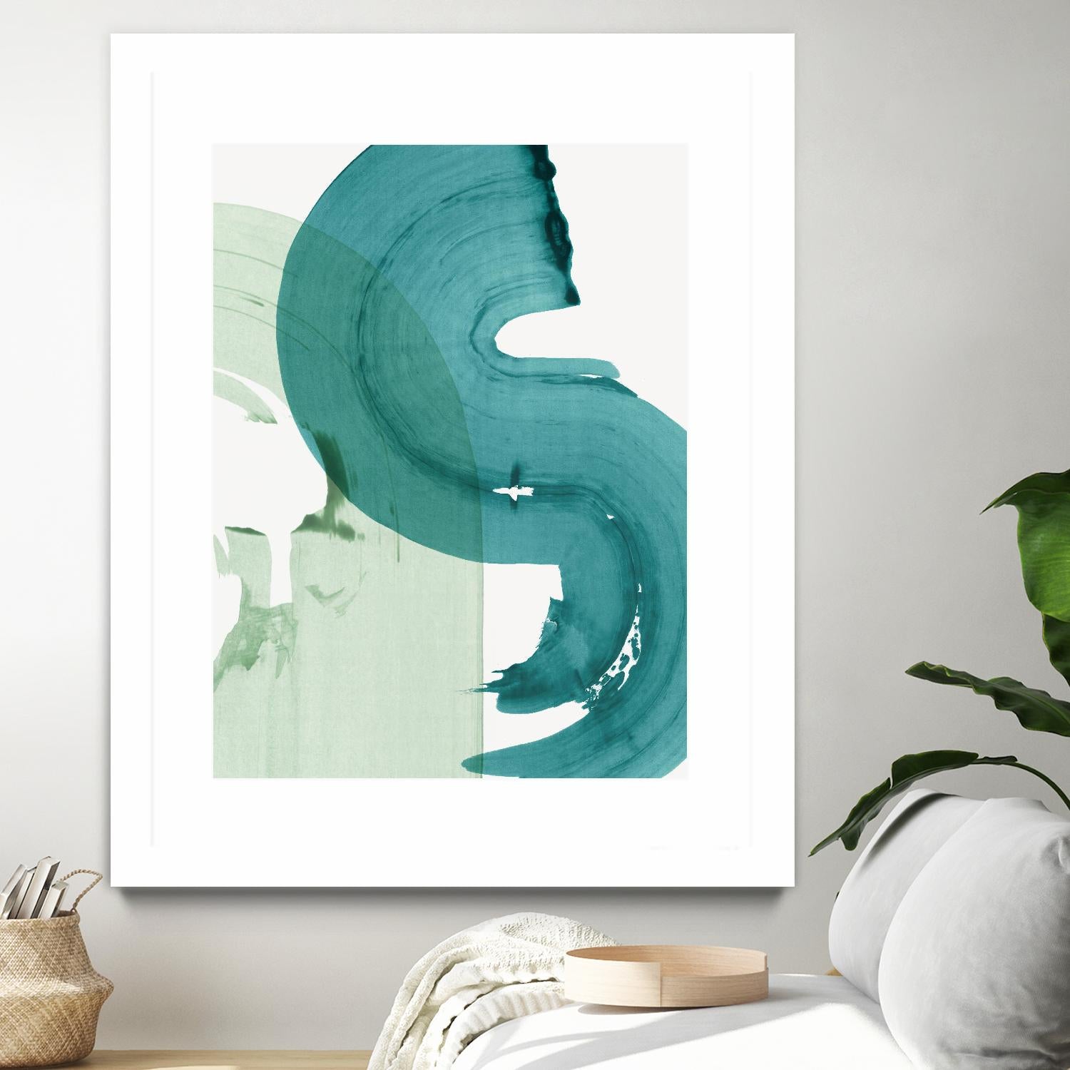 Green Movement I by PI Studio on GIANT ART - green abstract abstract