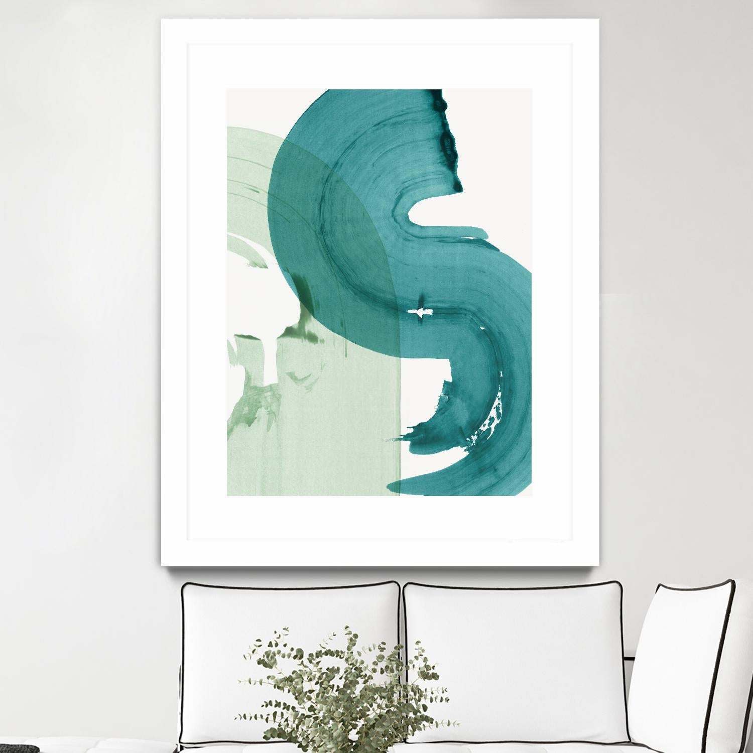 Green Movement I by PI Studio on GIANT ART - green abstract abstract