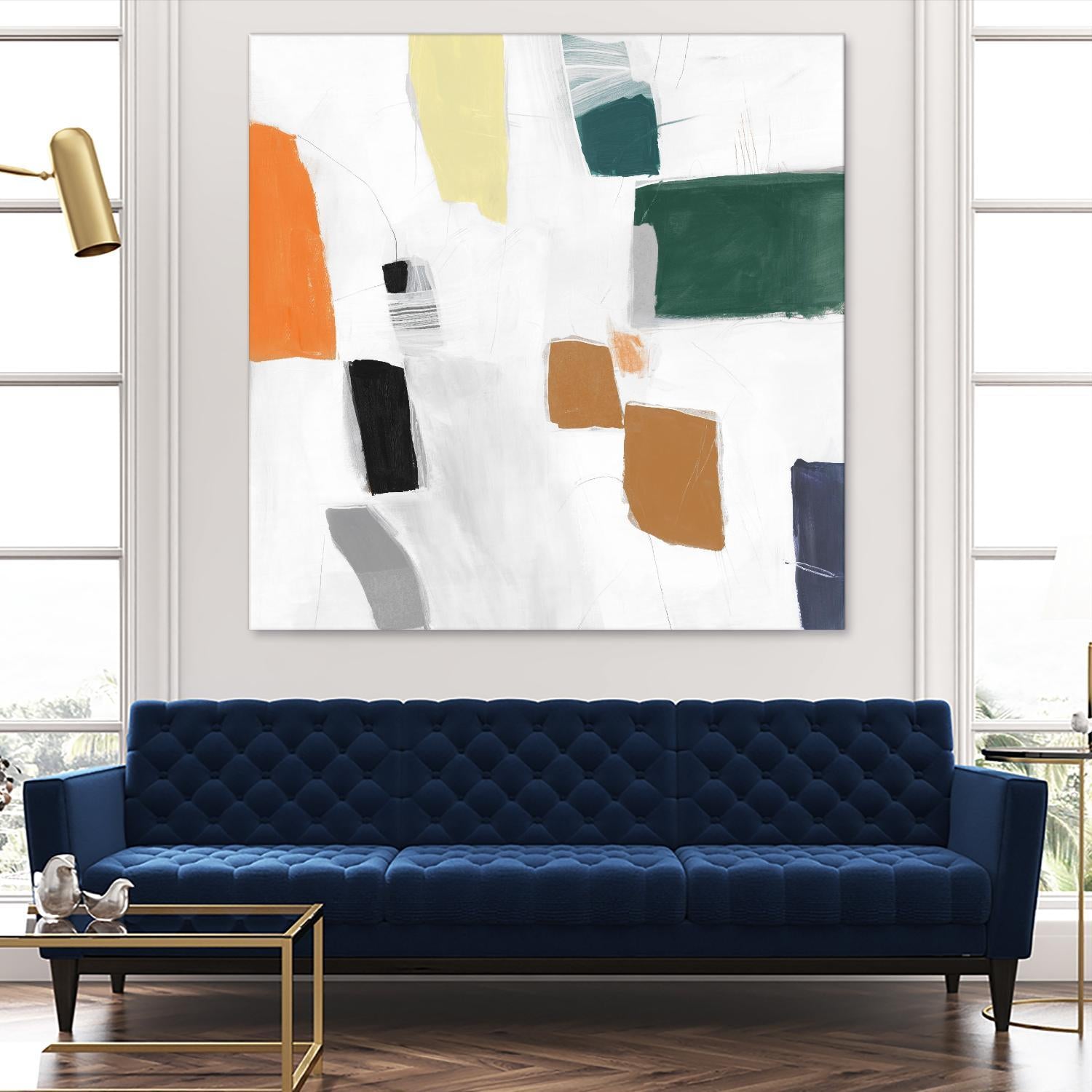 Reflecting Love I by PI Studio on GIANT ART - orange abstract abstract