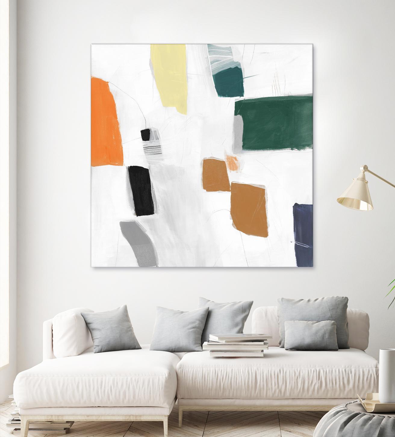 Reflecting Love I by PI Studio on GIANT ART - orange abstract abstract