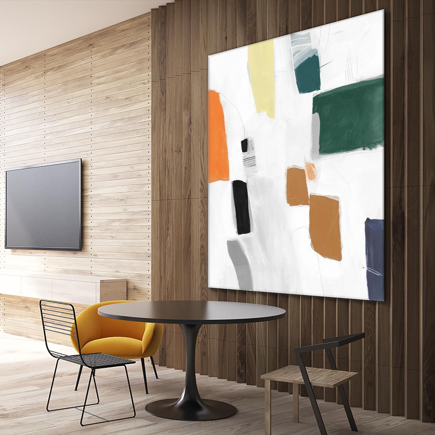 Reflecting Love I by PI Studio on GIANT ART - orange abstract abstract