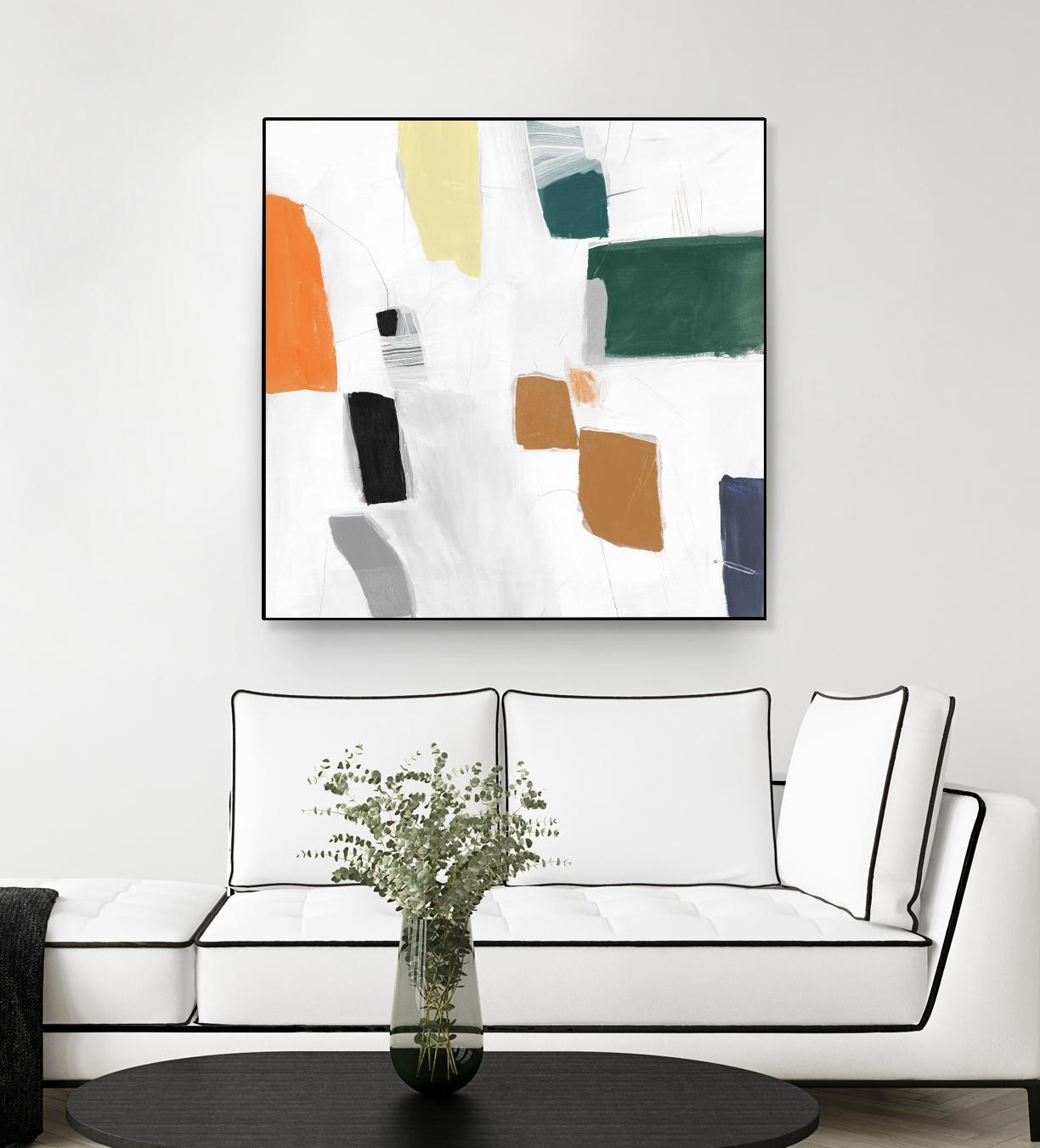 Reflecting Love I by PI Studio on GIANT ART - orange abstract abstract