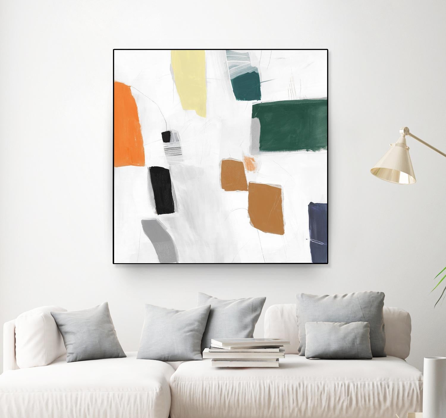 Reflecting Love I by PI Studio on GIANT ART - orange abstract abstract