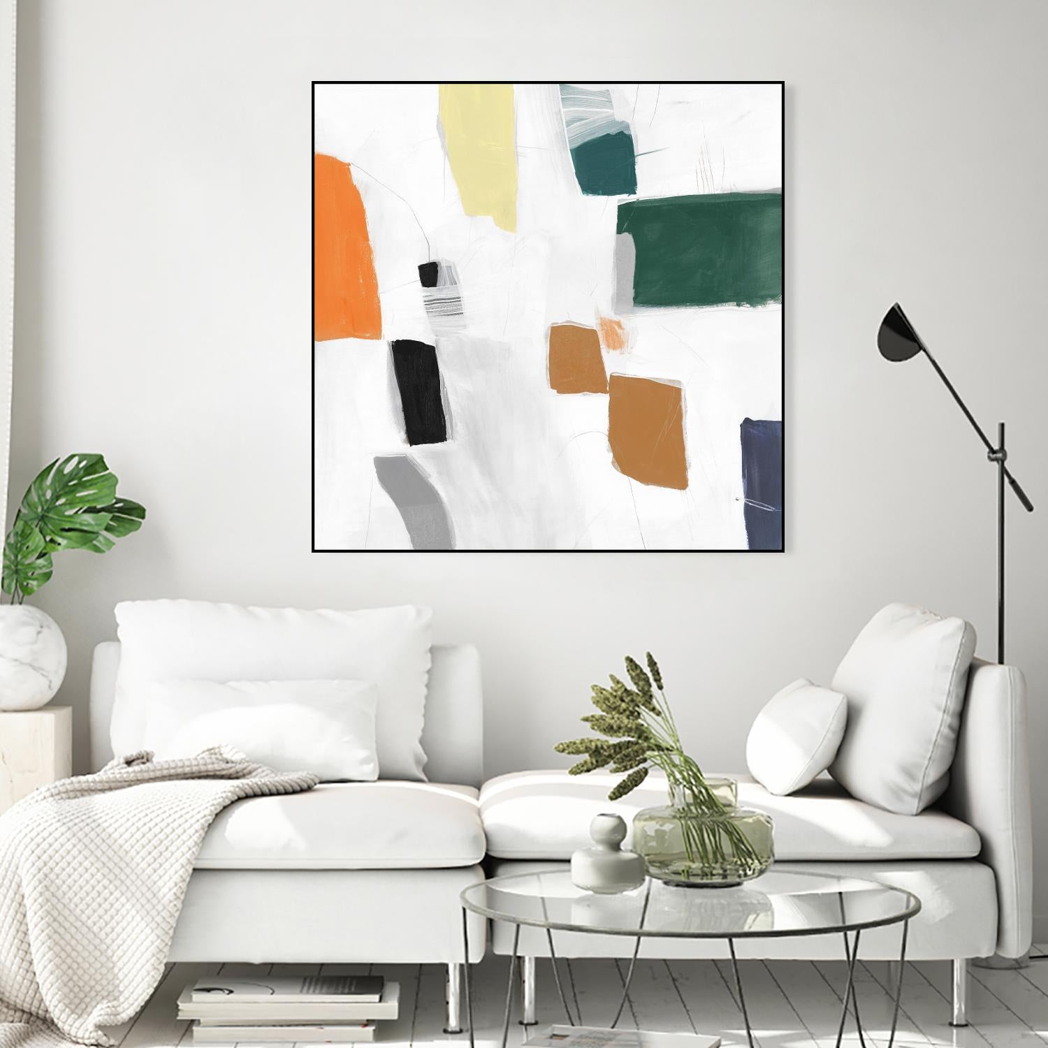 Reflecting Love I by PI Studio on GIANT ART - orange abstract abstract