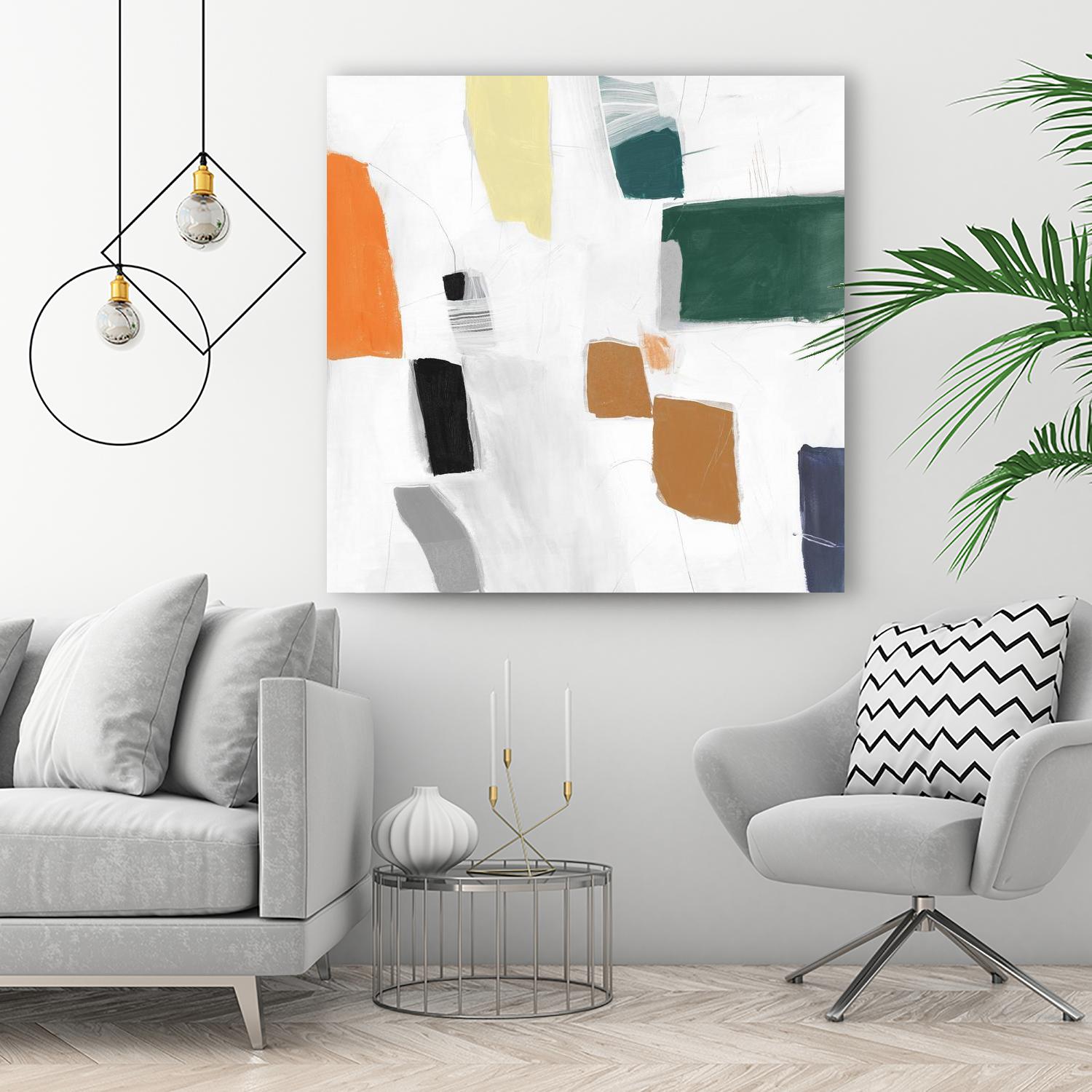 Reflecting Love I by PI Studio on GIANT ART - orange abstract abstract