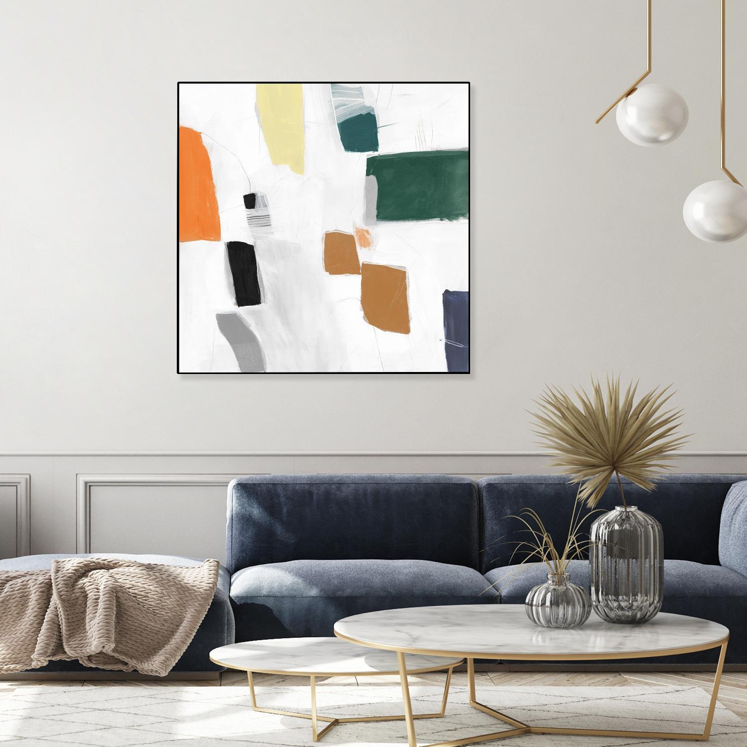 Reflecting Love I by PI Studio on GIANT ART - orange abstract abstract