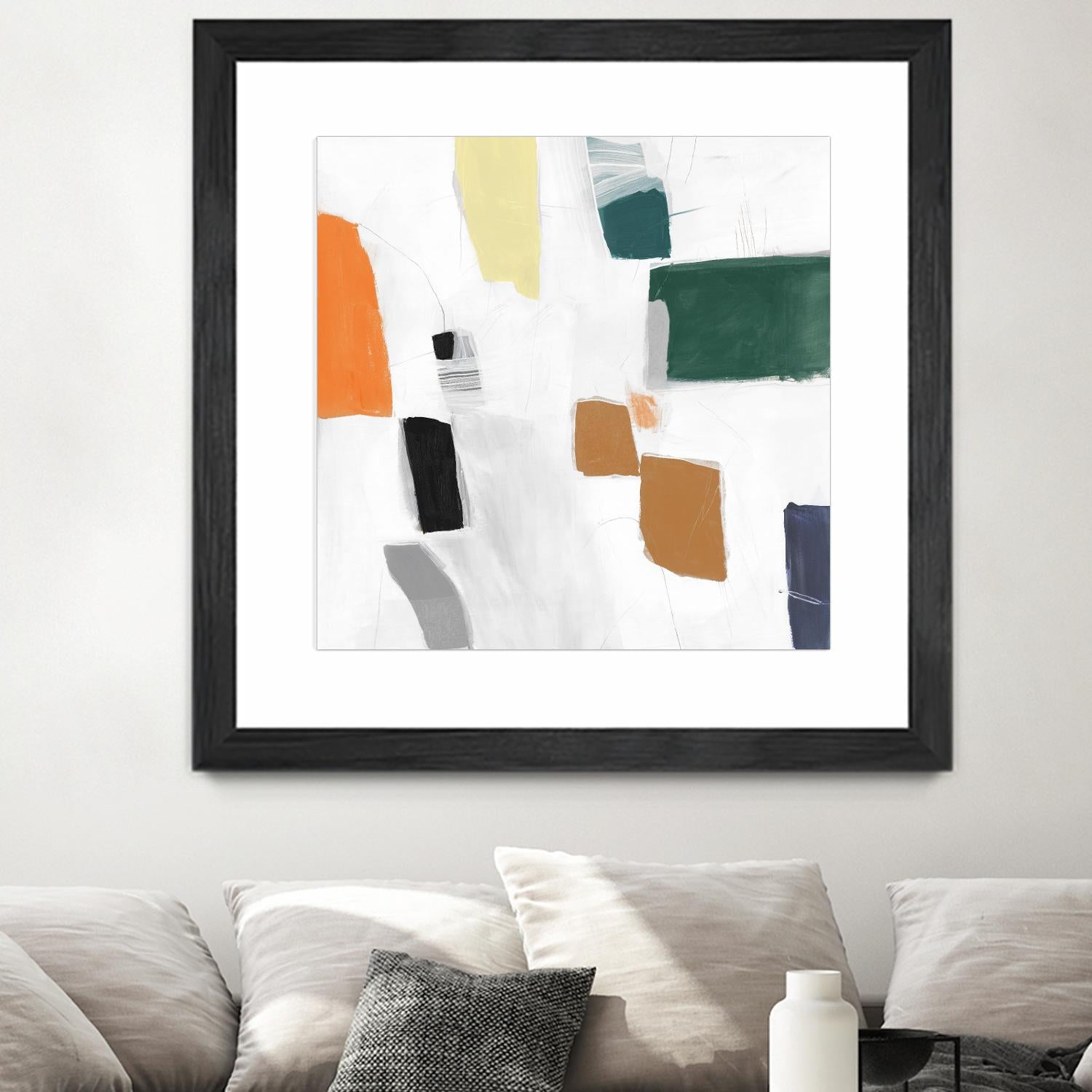 Reflecting Love I by PI Studio on GIANT ART - orange abstract abstract