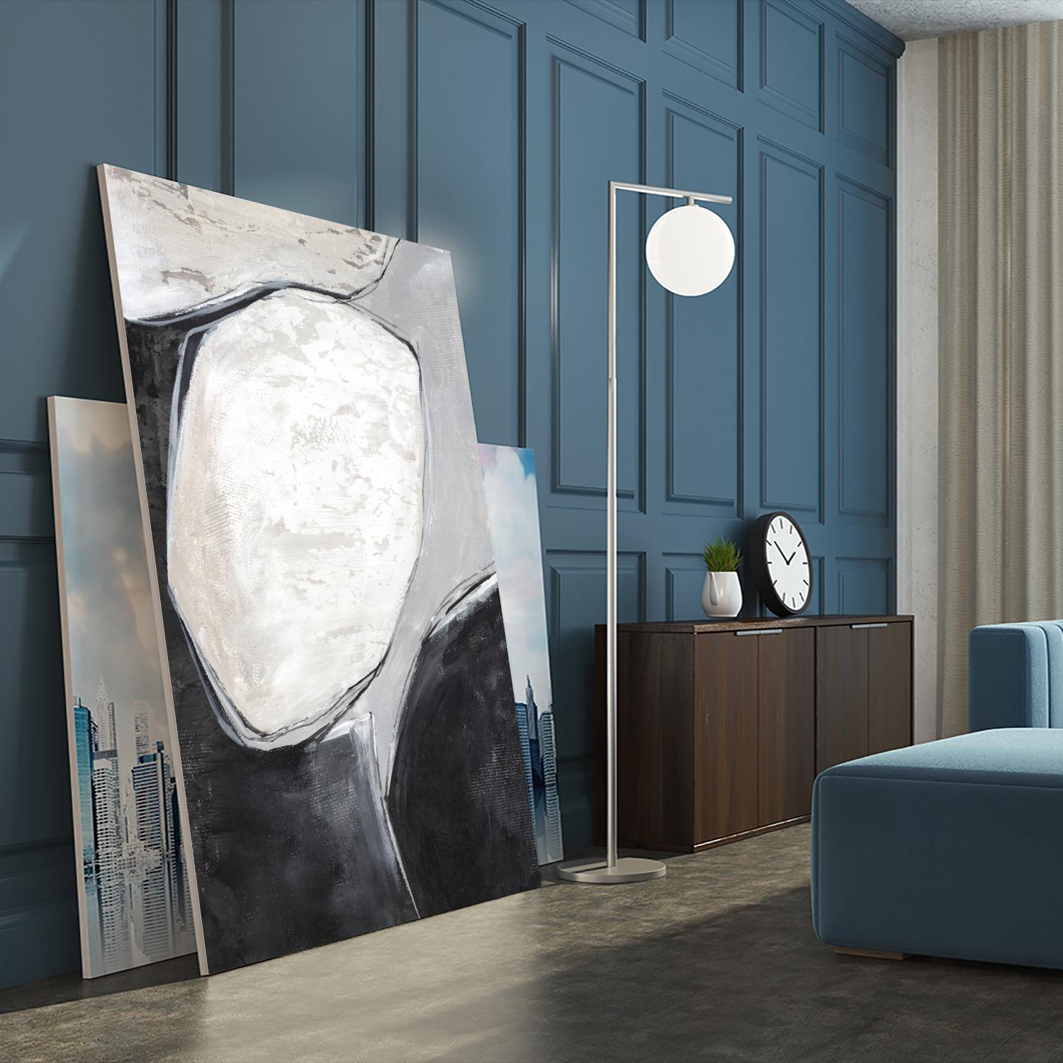 Falling Rocks I by PI Studio on GIANT ART - grey  shapes