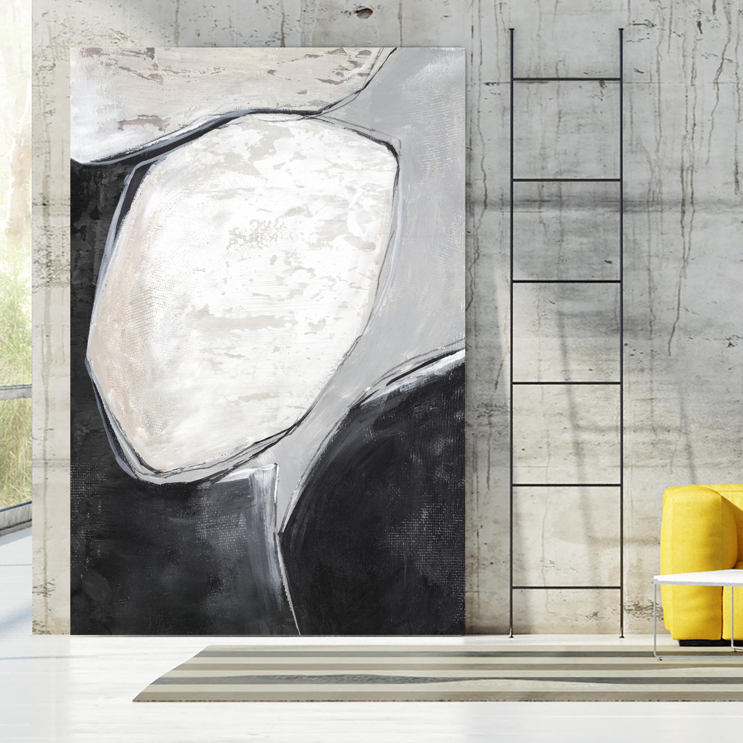 Falling Rocks I by PI Studio on GIANT ART - grey  shapes