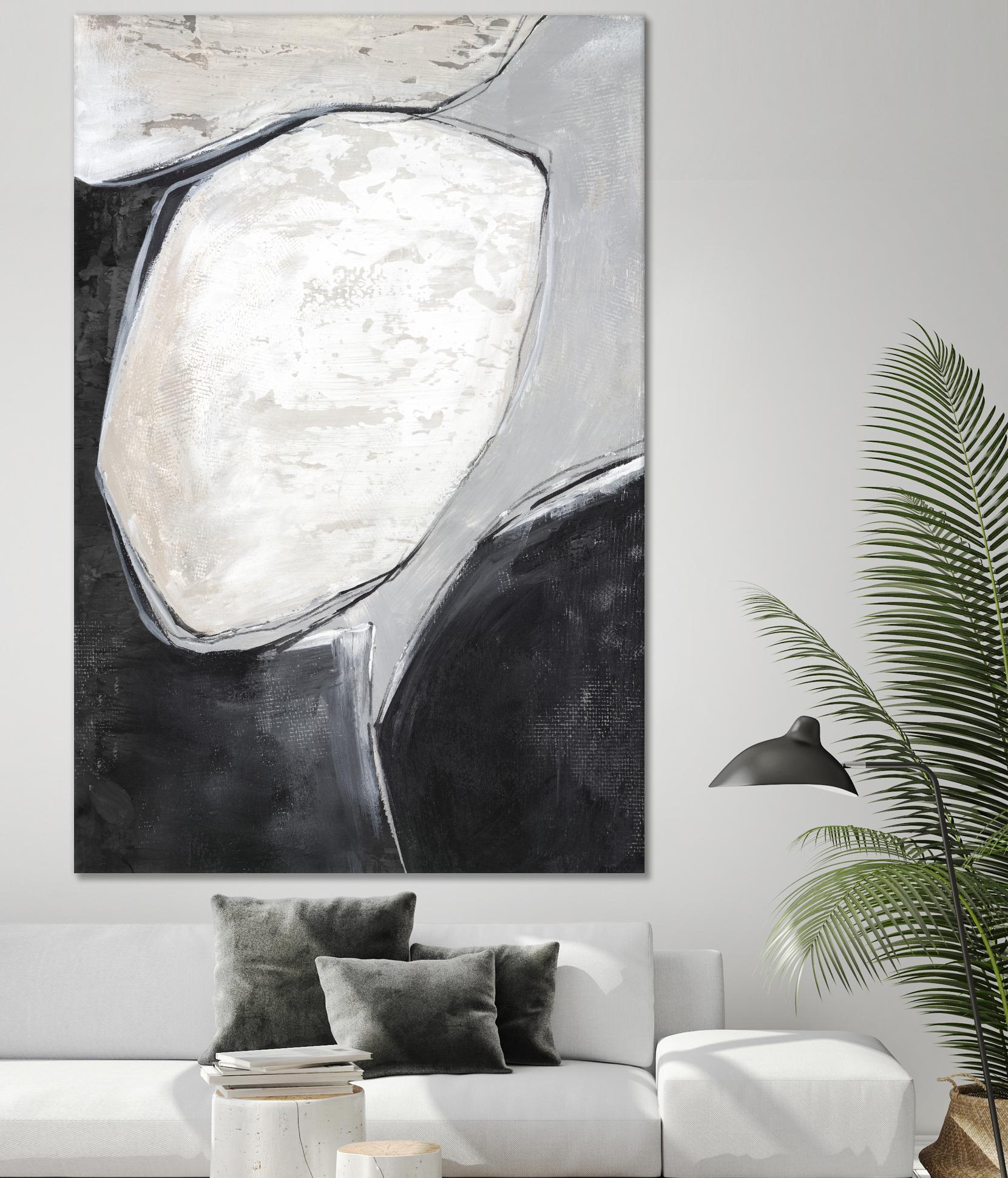 Falling Rocks I by PI Studio on GIANT ART - grey  shapes