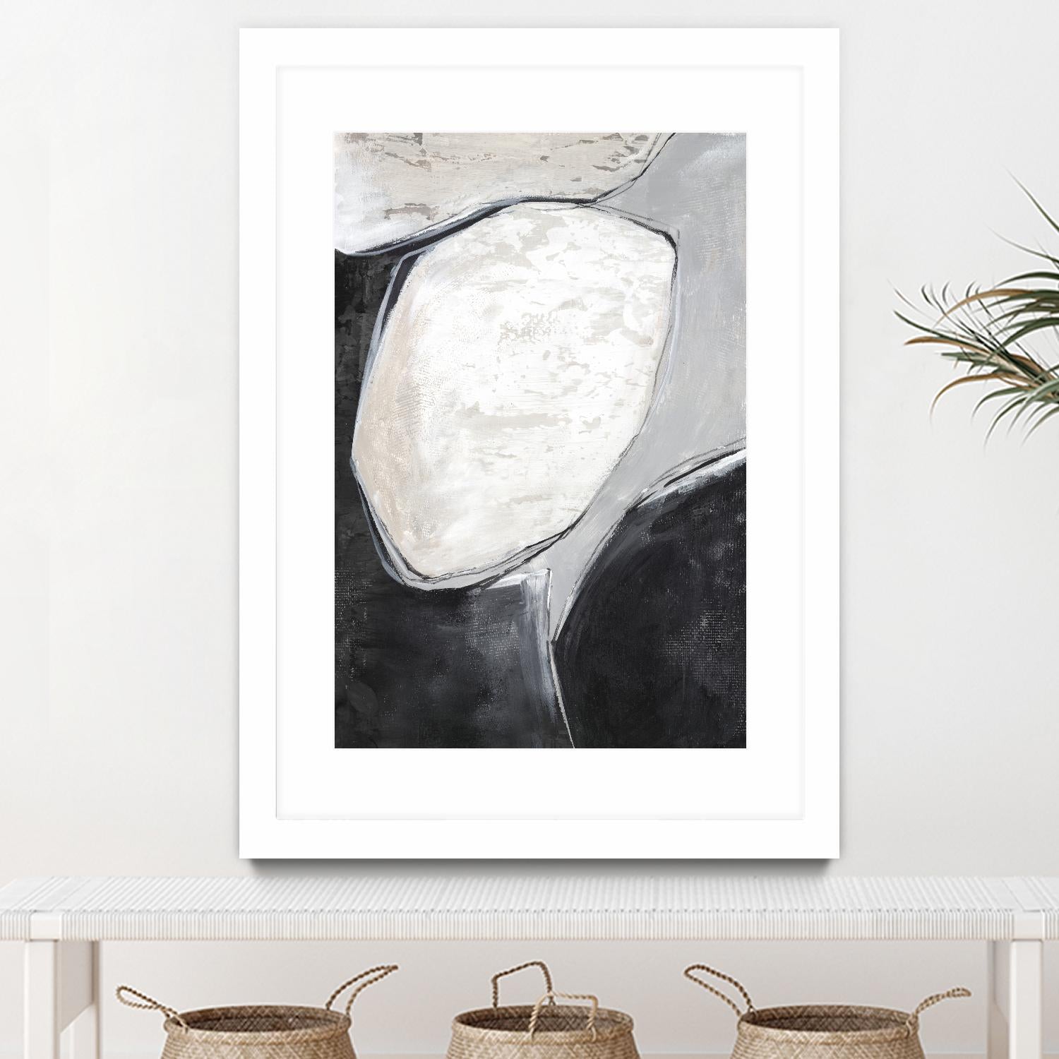 Falling Rocks I by PI Studio on GIANT ART - grey  shapes