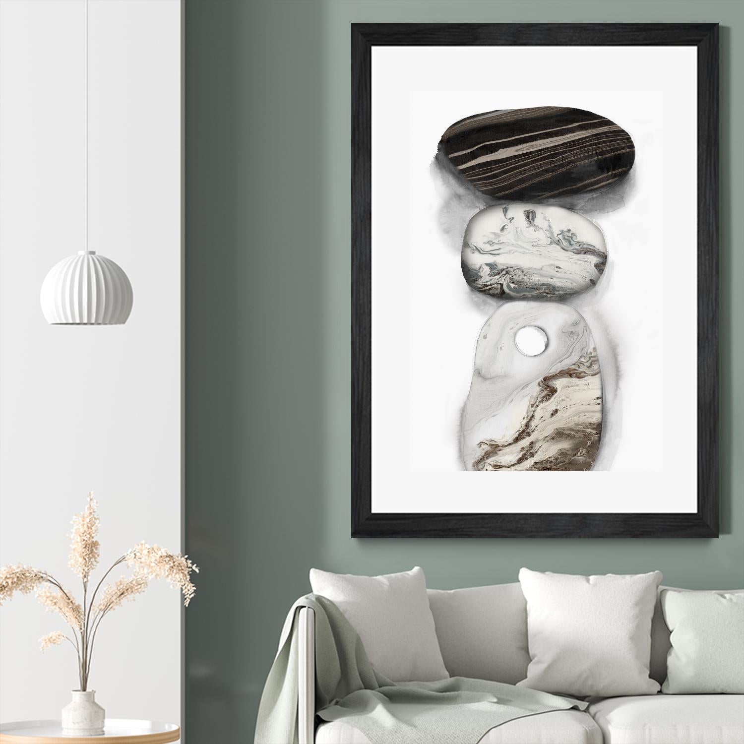 Majestic Rocks I by PI Studio on GIANT ART - white abstract