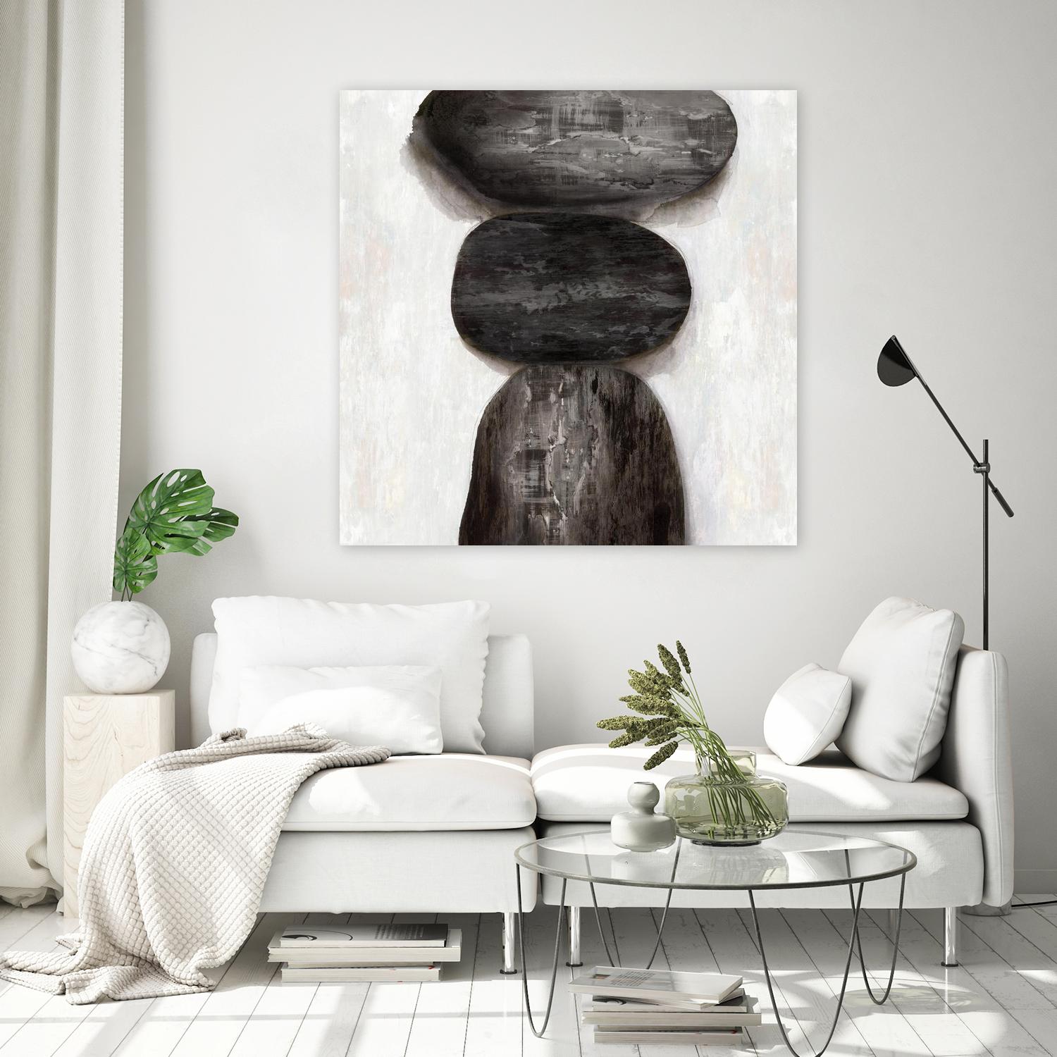 Textured Stones by PI Studio on GIANT ART - white shape