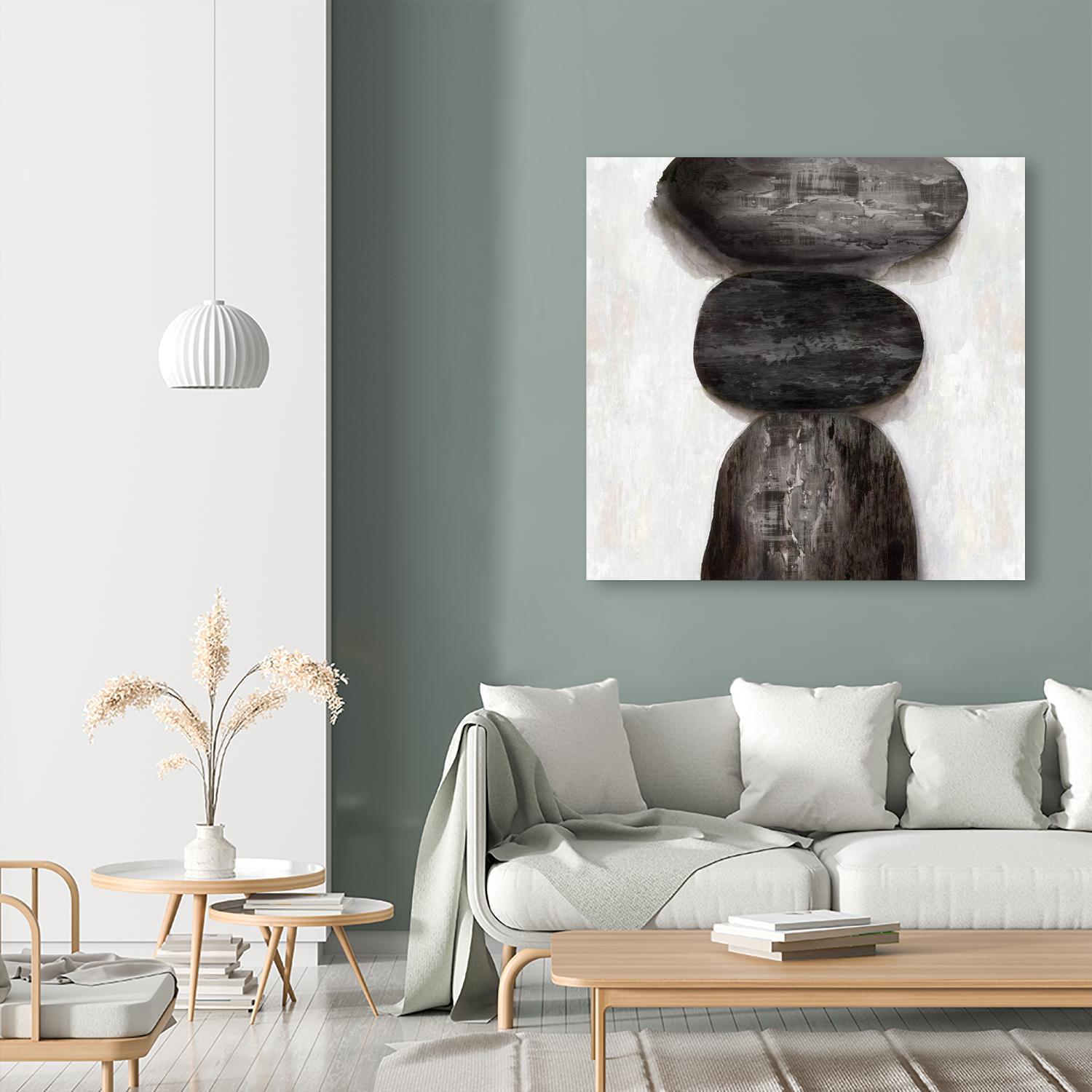 Textured Stones by PI Studio on GIANT ART - white shape