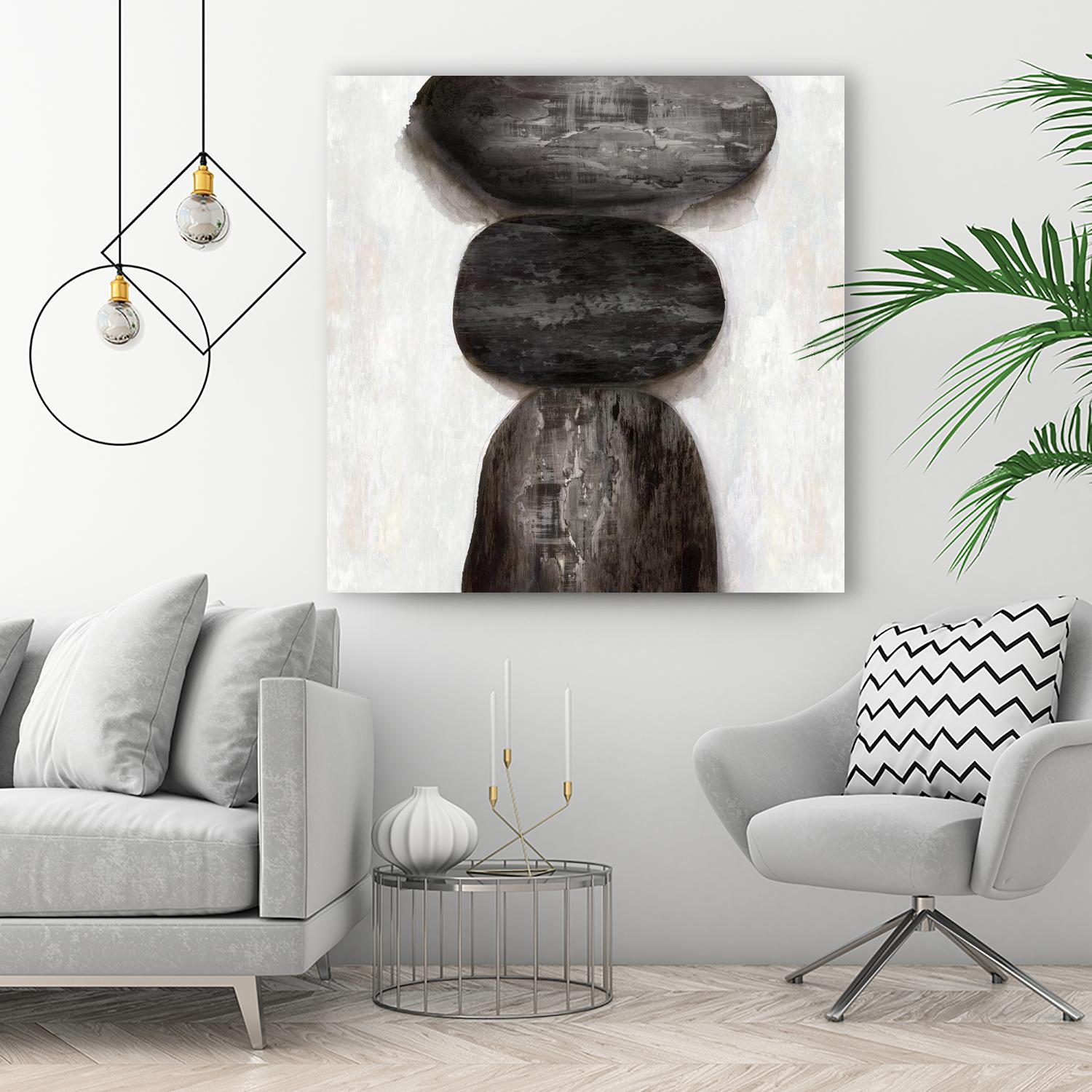 Textured Stones by PI Studio on GIANT ART - white shape