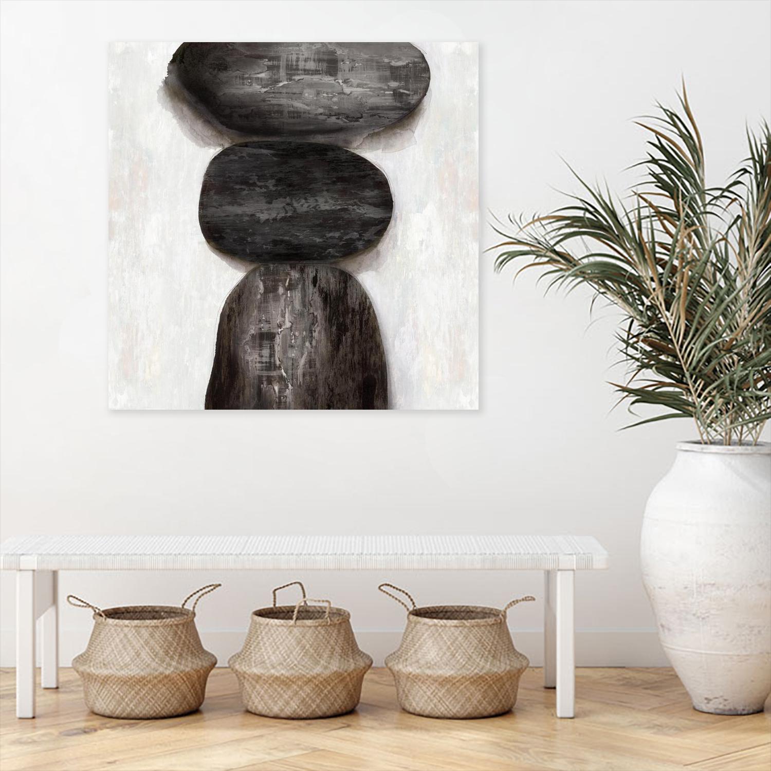 Textured Stones by PI Studio on GIANT ART - white shape