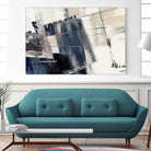 Forward Blue by PI Studio on GIANT ART - beige abstract painting