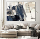 Forward Blue by PI Studio on GIANT ART - beige abstract painting