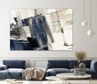 Forward Blue by PI Studio on GIANT ART - beige abstract painting