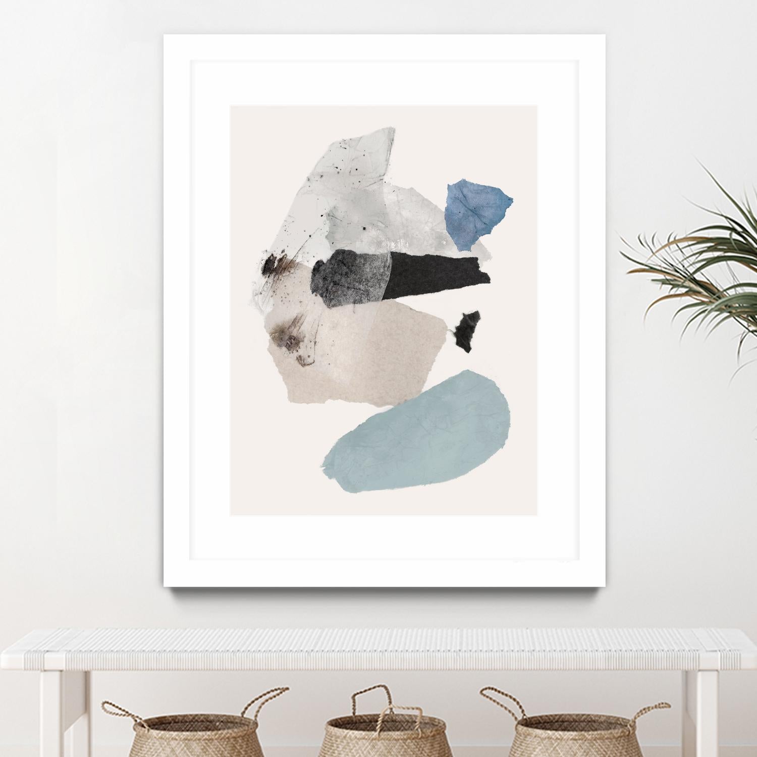 Pieces of Fun II by PI Studio on GIANT ART - beige abstract