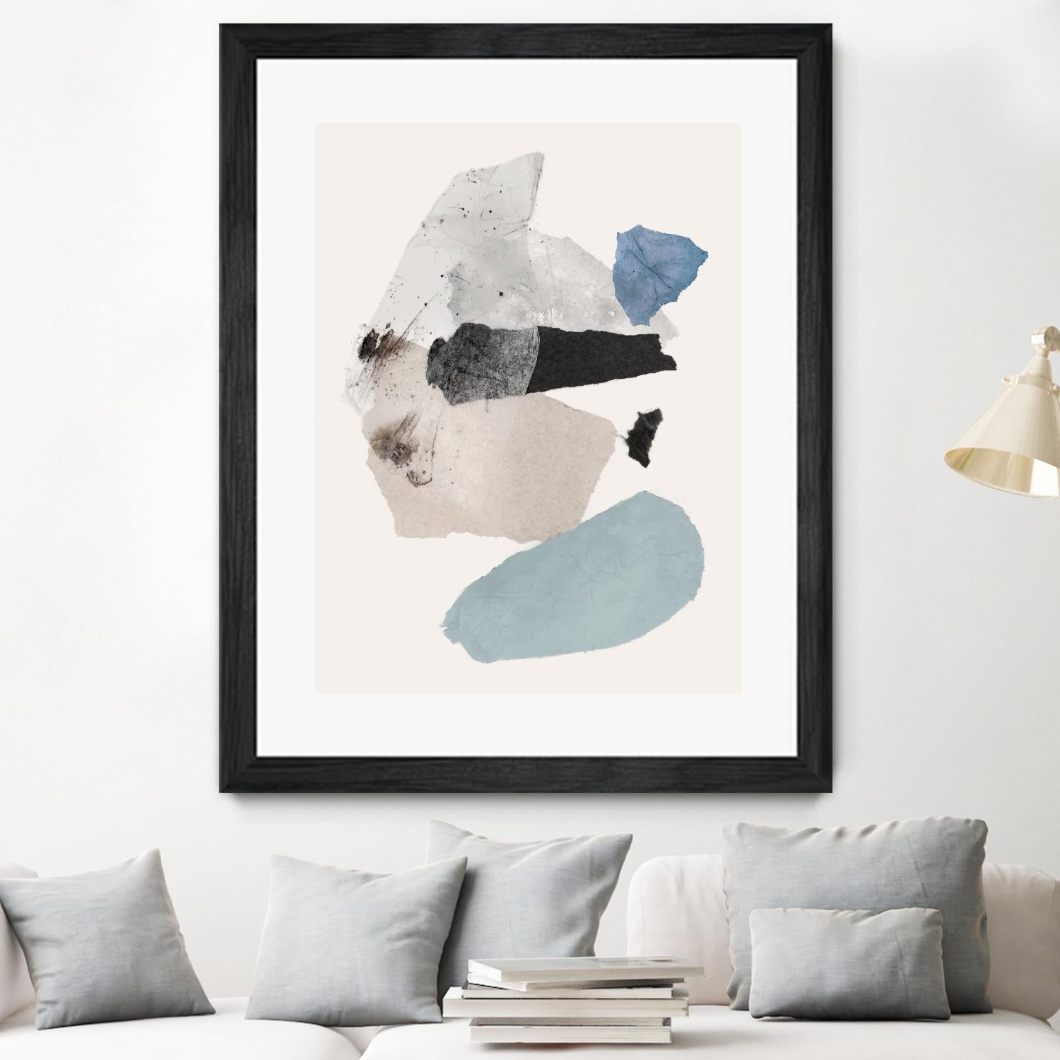 Pieces of Fun II by PI Studio on GIANT ART - beige abstract