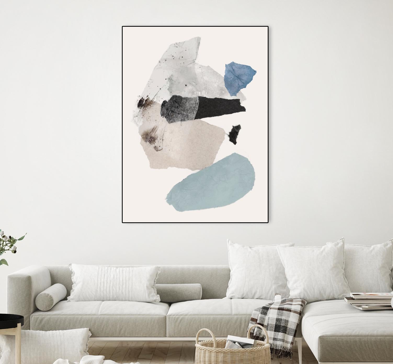 Pieces of Fun II by PI Studio on GIANT ART - beige abstract