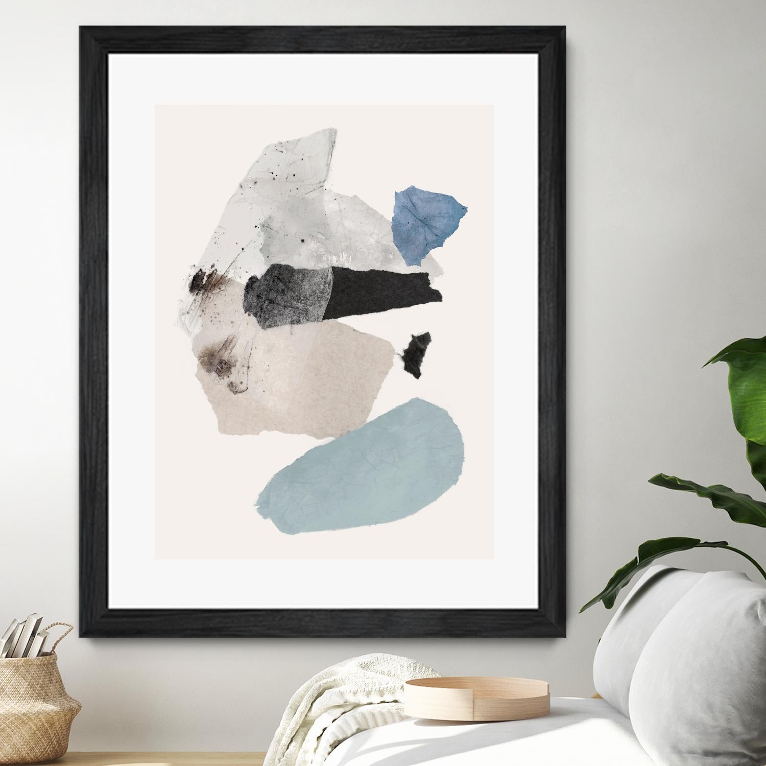 Pieces of Fun II by PI Studio on GIANT ART - beige abstract