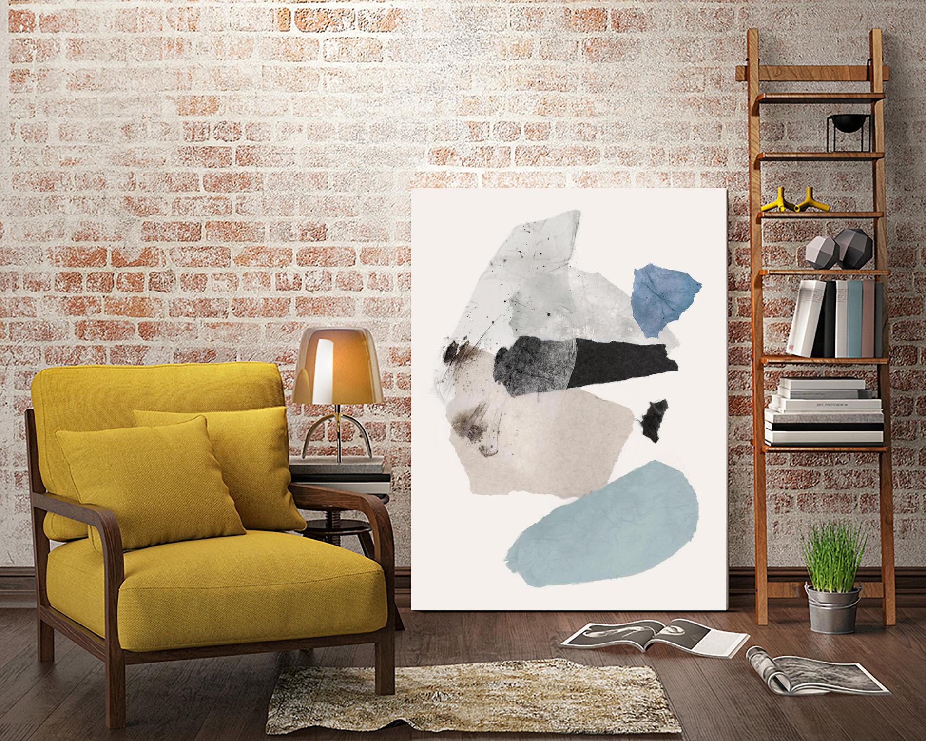 Pieces of Fun II by PI Studio on GIANT ART - beige abstract