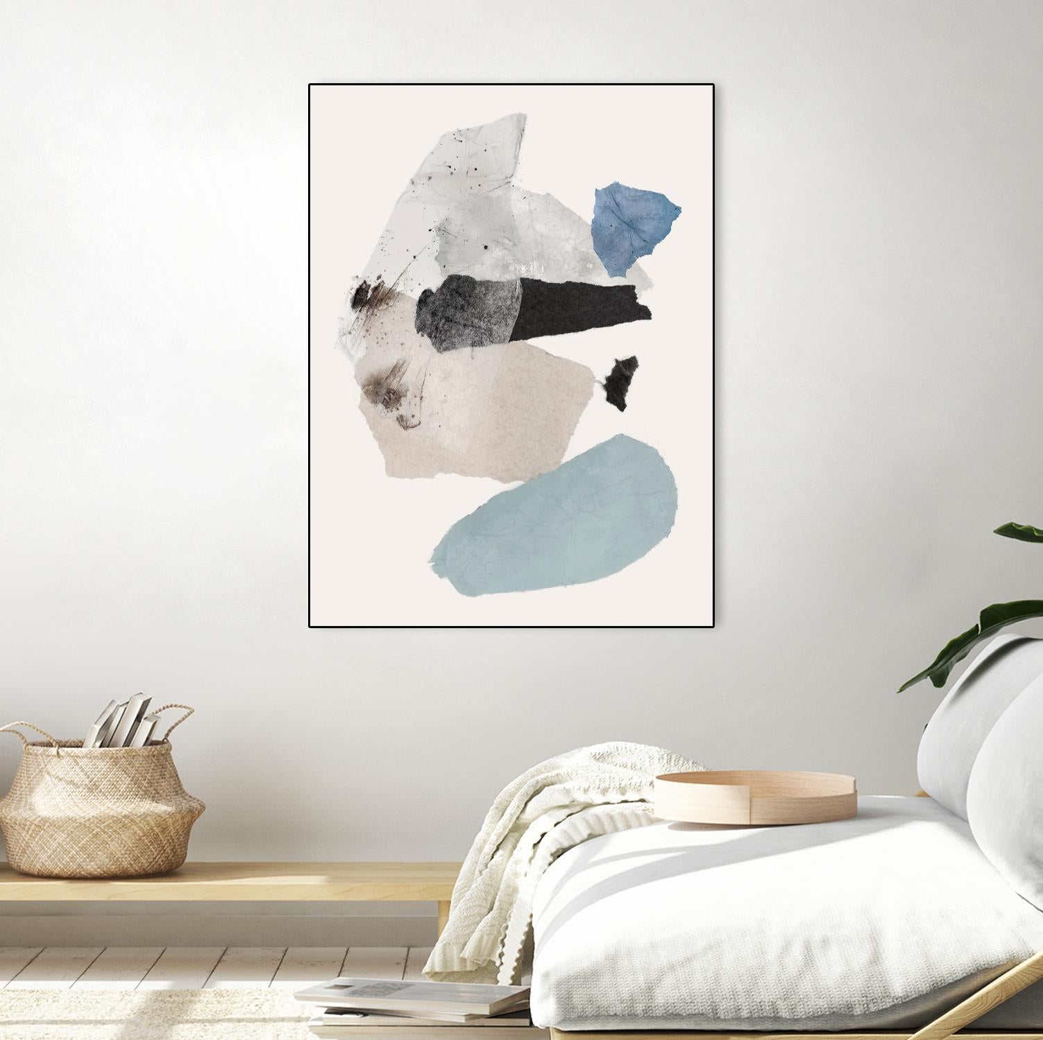 Pieces of Fun II by PI Studio on GIANT ART - beige abstract