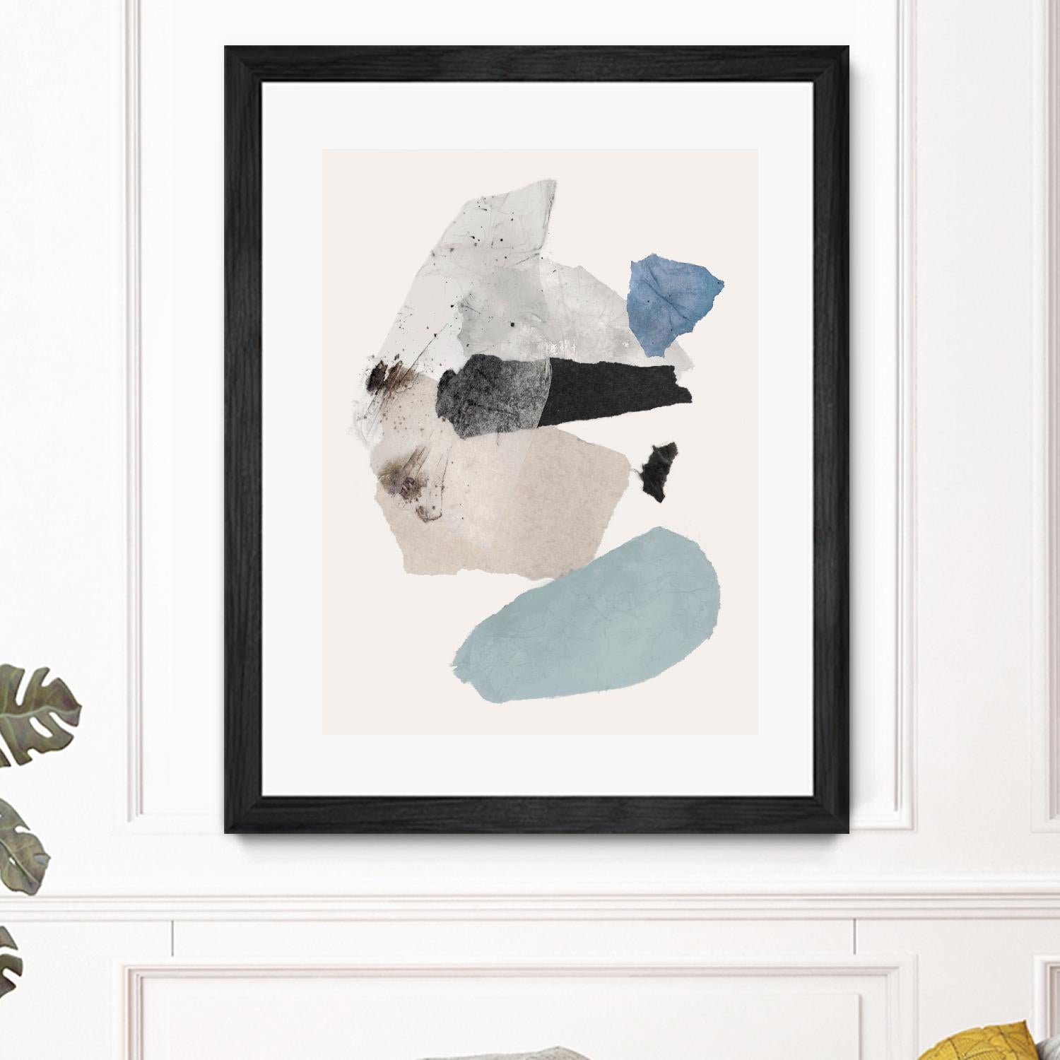 Pieces of Fun II by PI Studio on GIANT ART - beige abstract