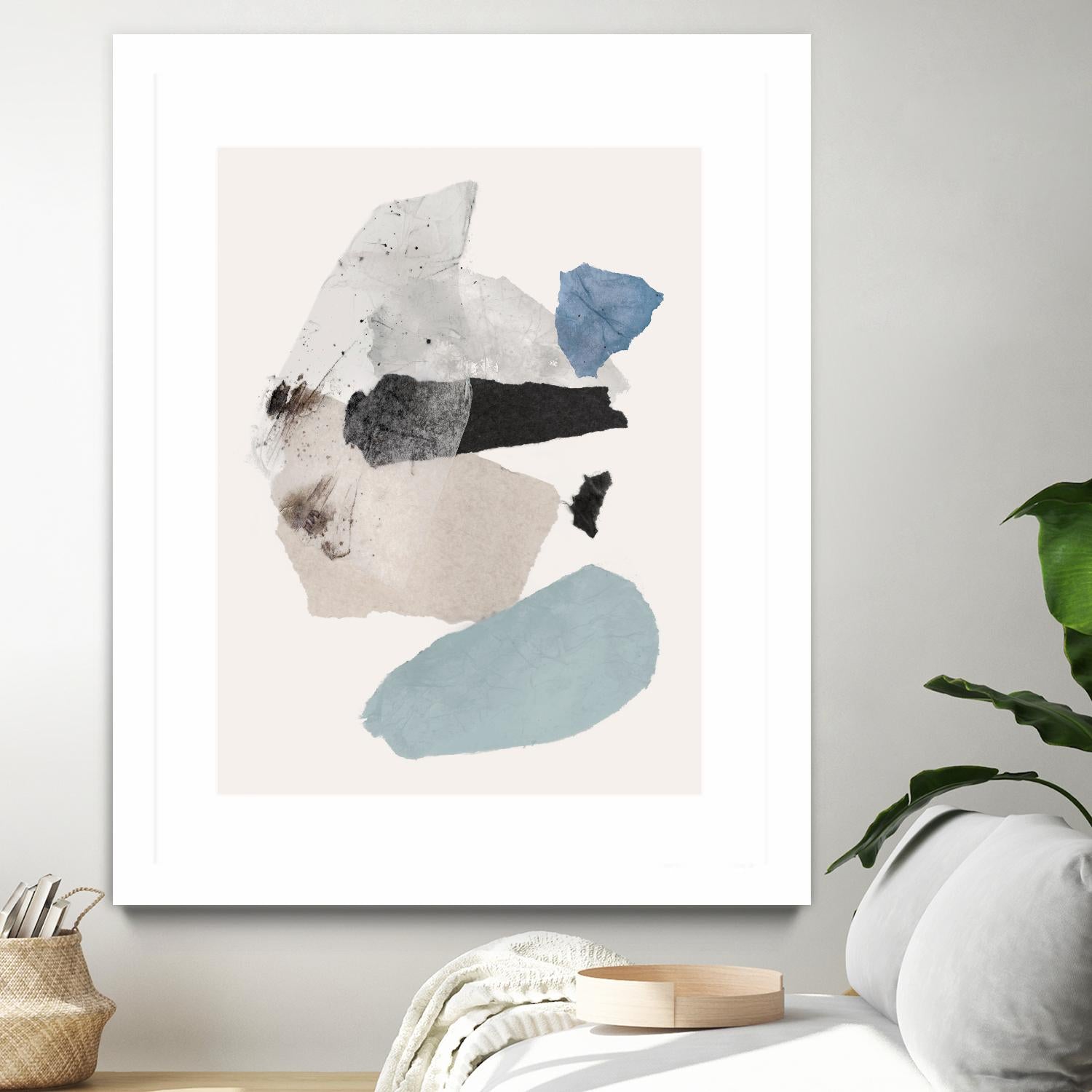 Pieces of Fun II by PI Studio on GIANT ART - beige abstract