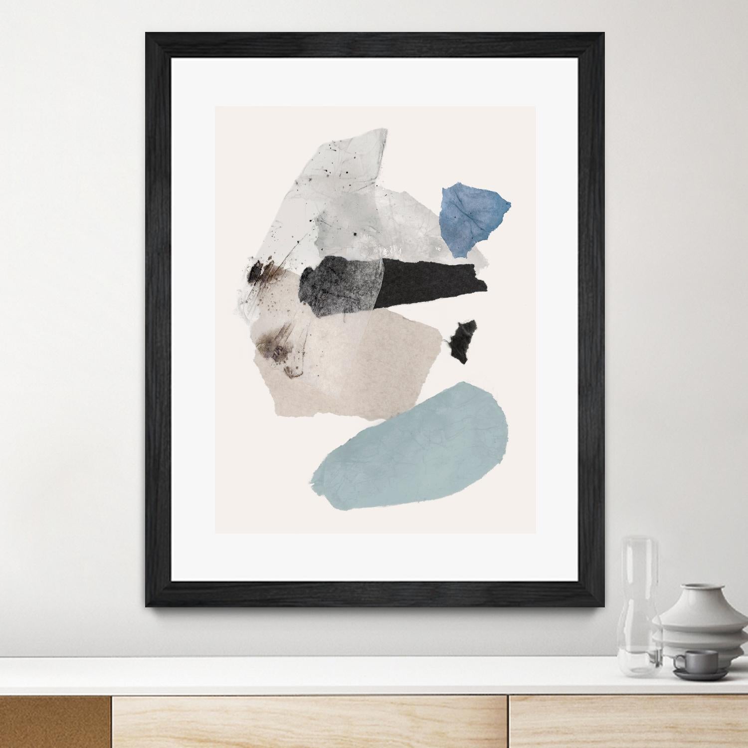 Pieces of Fun II by PI Studio on GIANT ART - beige abstract